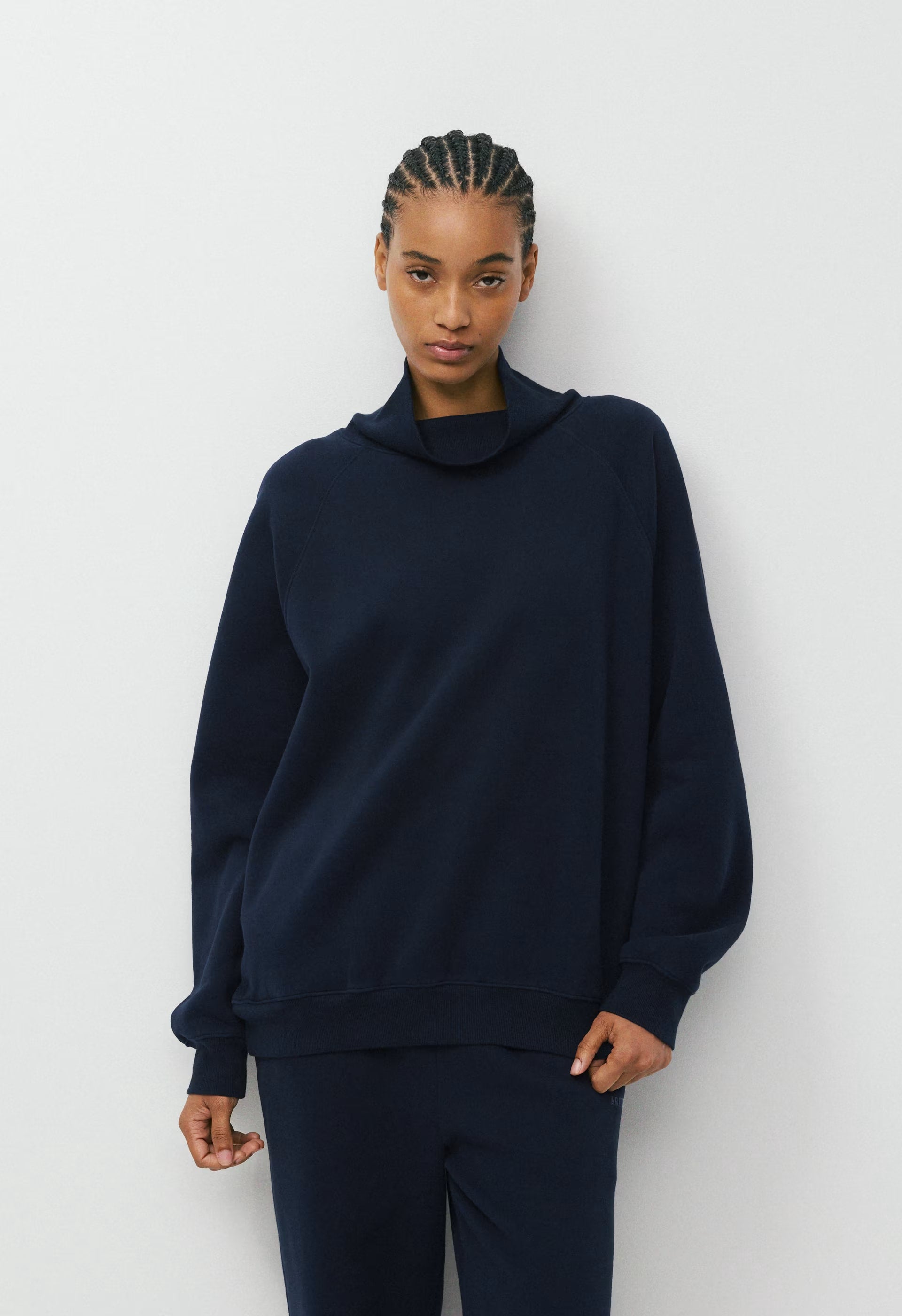 Cozy Sweatfleece Mega Raglan™ Funnel Neck - ADMIRAL NAVY