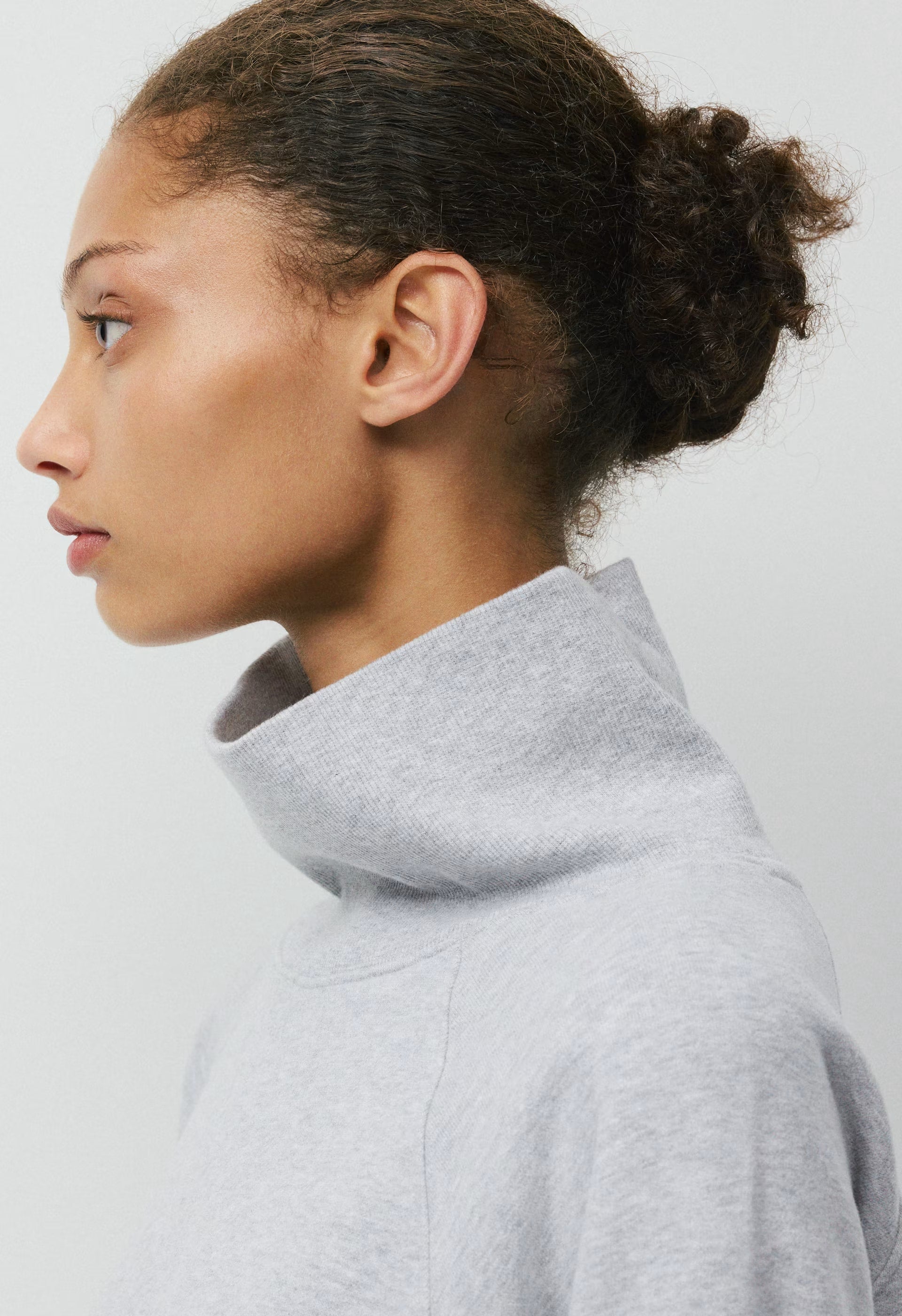 Cozy Sweatfleece Mega Raglan™ Funnel Neck - HEATHER CHROME