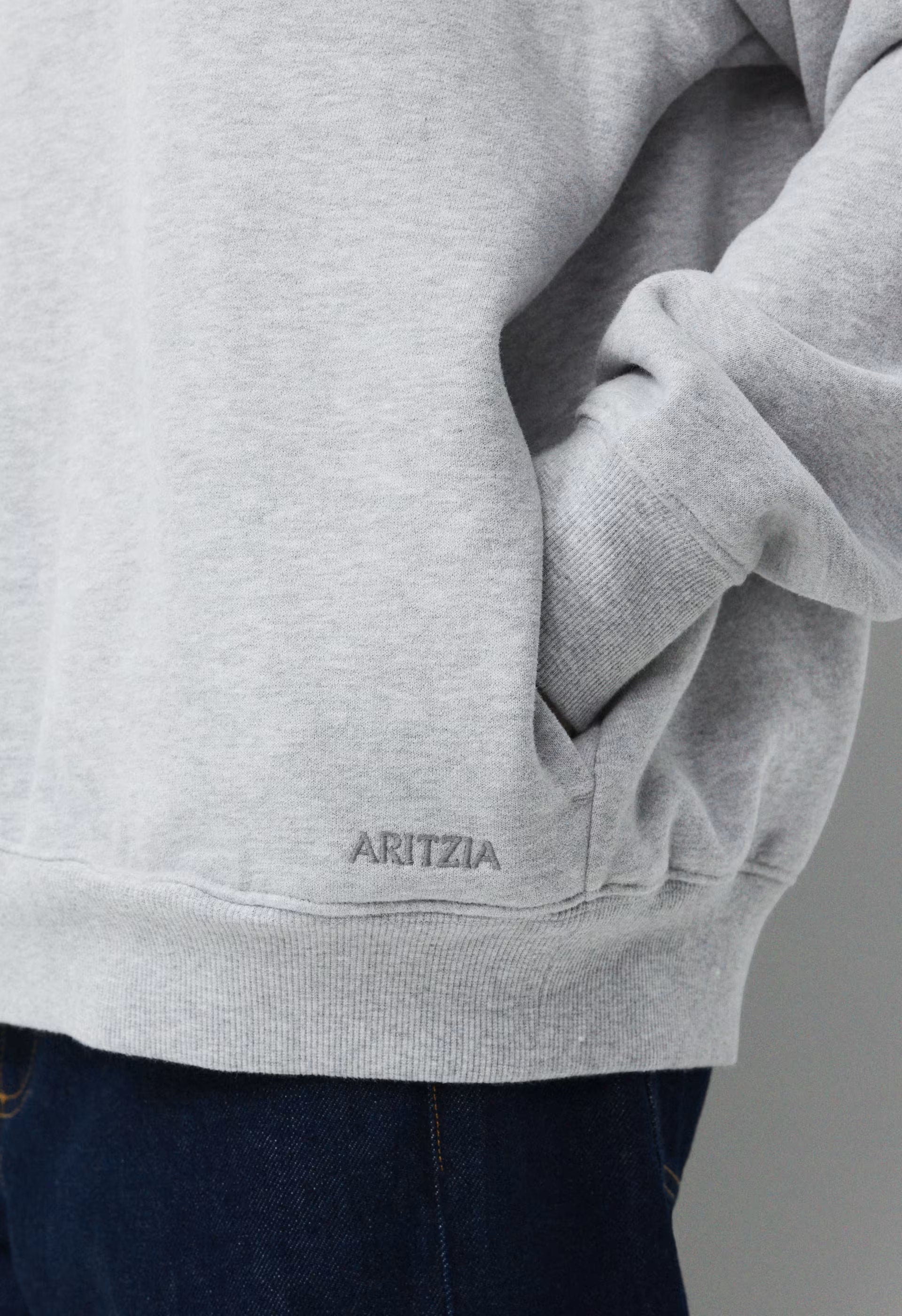 Cozy Sweatfleece Mega Raglan™ Funnel Neck - HEATHER CHROME