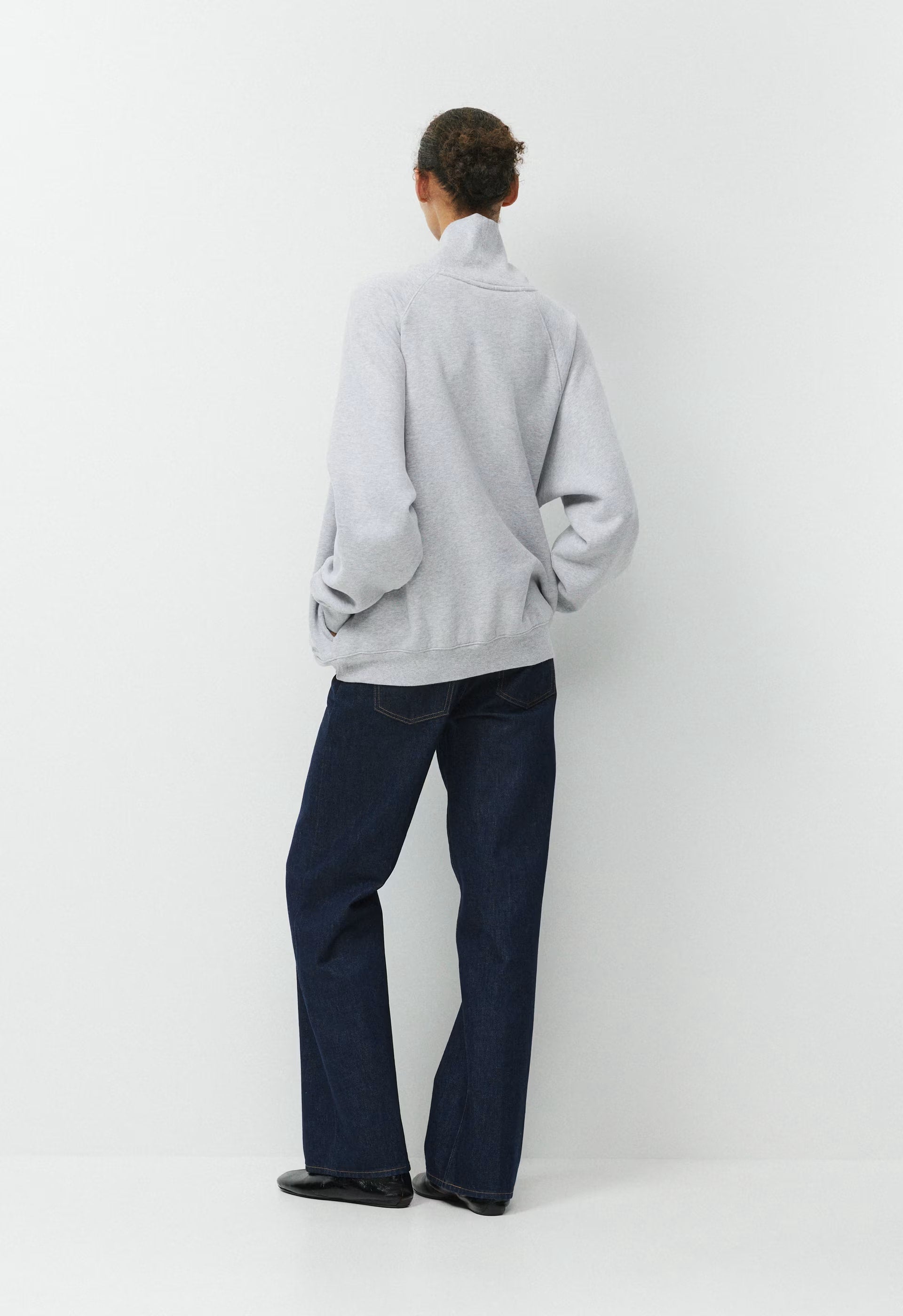 Cozy Sweatfleece Mega Raglan™ Funnel Neck - HEATHER CHROME