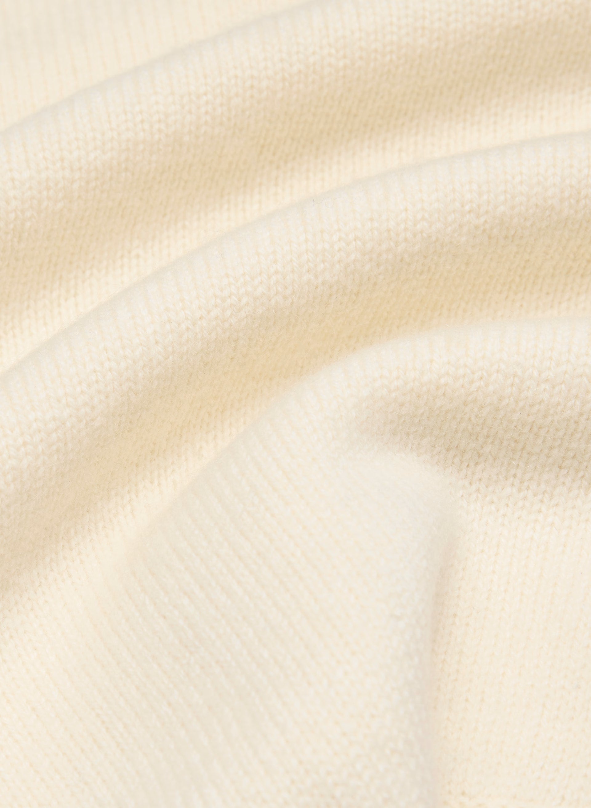 Essential Wool Cashmere Gable Sweater - SEASIDE CREAM