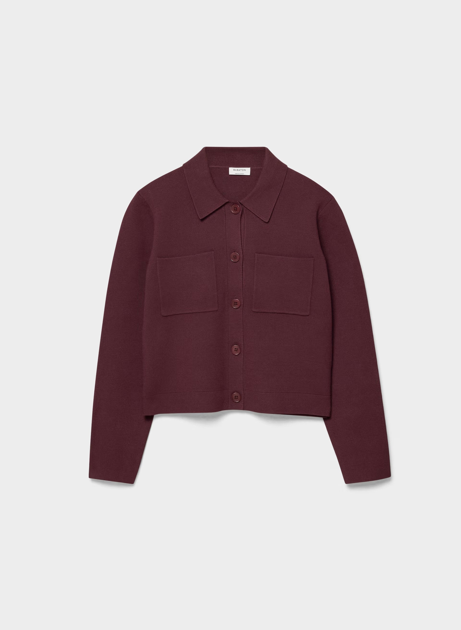 Society Cardigan - Wonder Yarn - GALA PLUM
