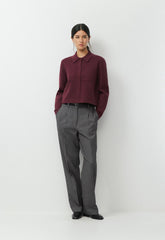 Society Cardigan - Wonder Yarn - GALA PLUM
