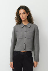 Society Cardigan - Wonder Yarn - HEATHER DARK GREY