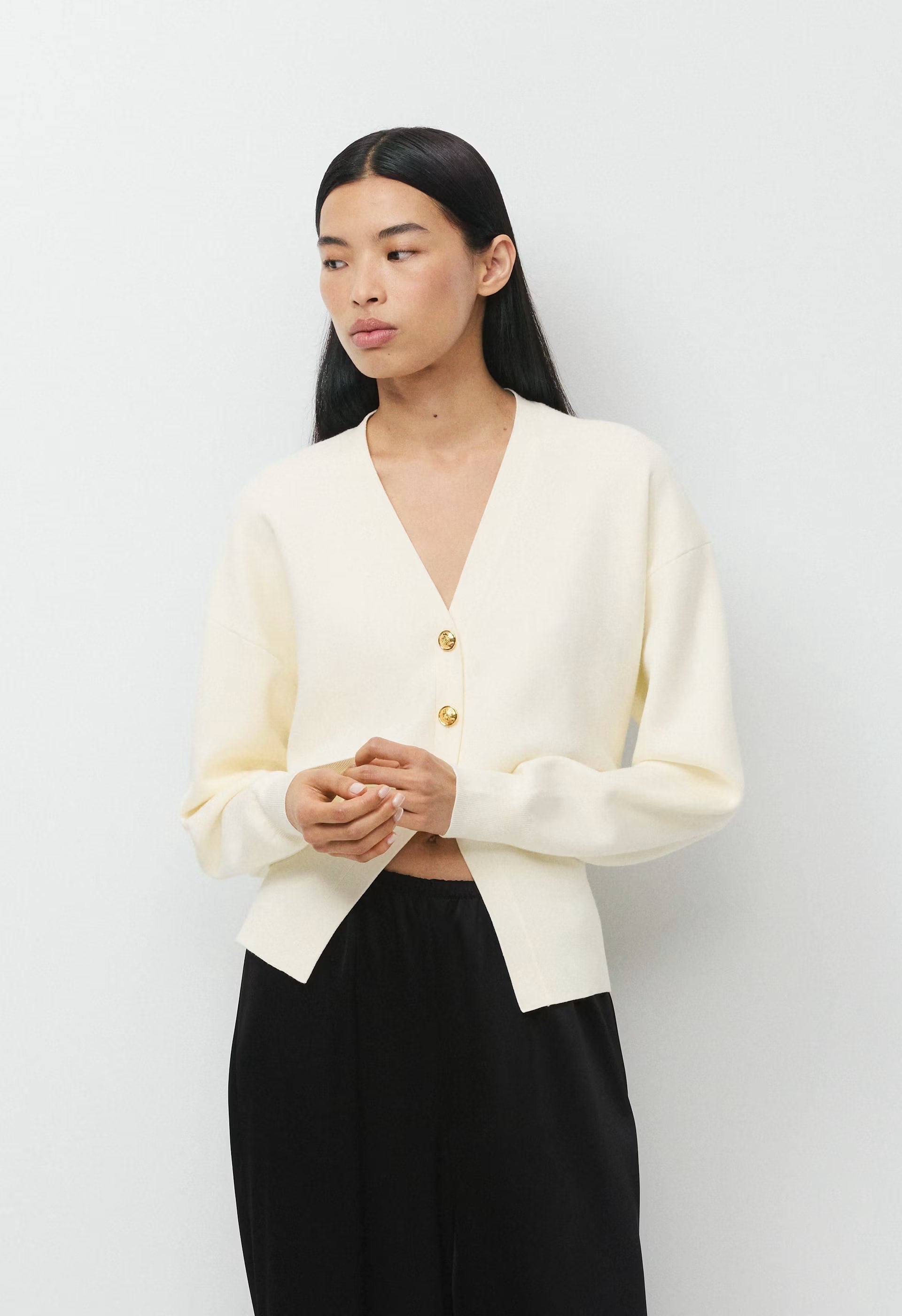 Tribeca Cardigan - Wonder Yarn - LIGHT BIRCH