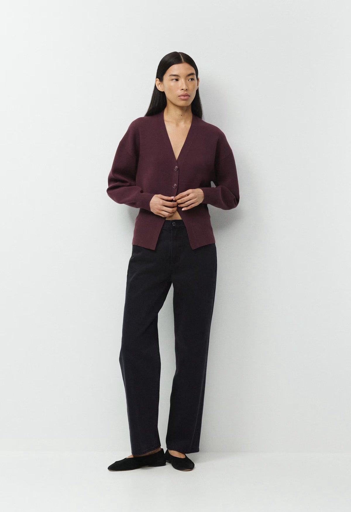 Tribeca Cardigan - Wonder Yarn - GALA PLUM