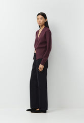 Tribeca Cardigan - Wonder Yarn - GALA PLUM