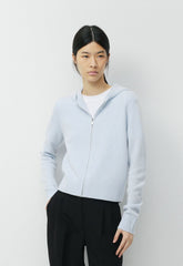 Essential Cashmere Idyllic Zip Hoodie - PLEIN AIR