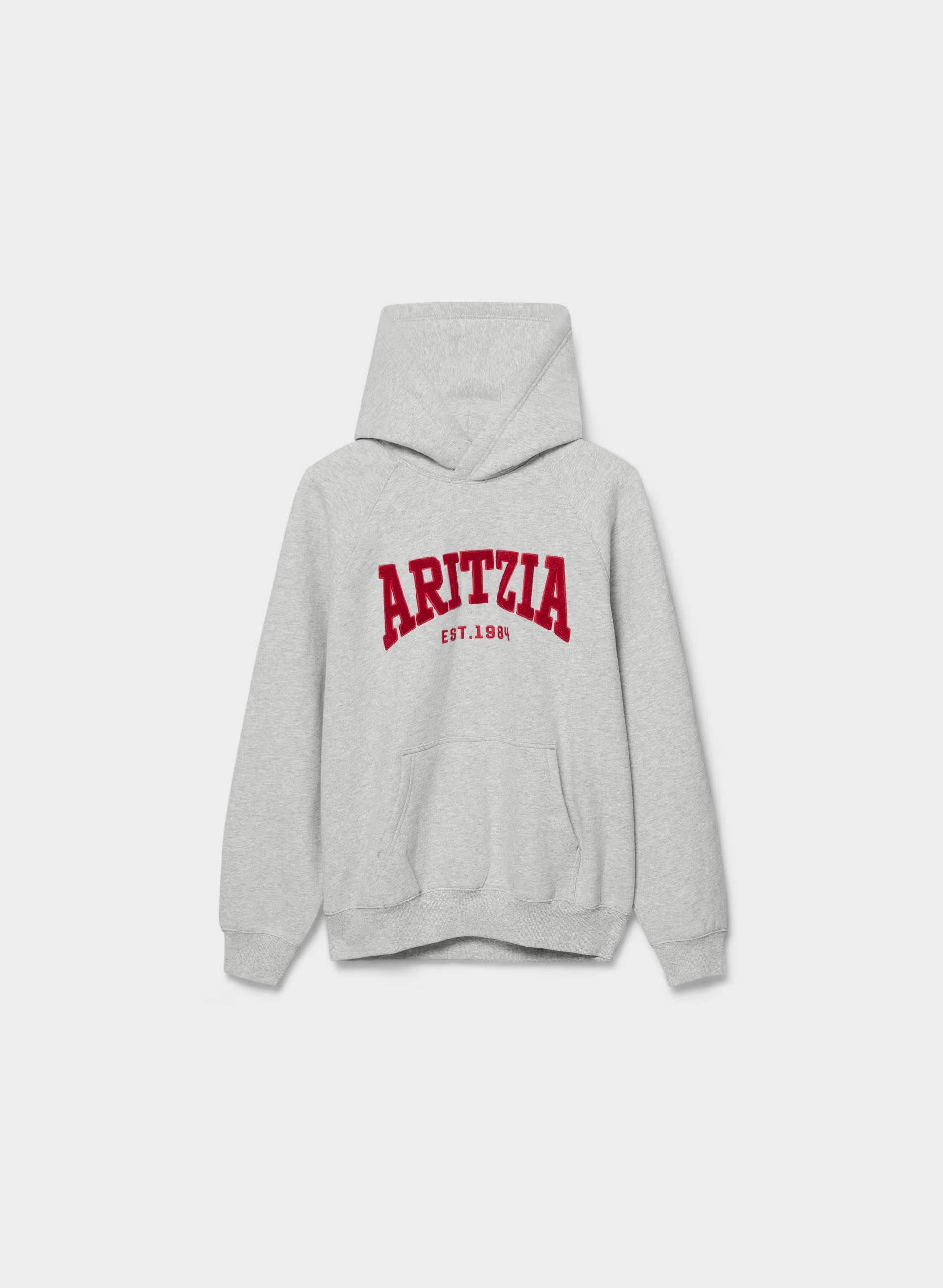 Cozy Sweatfleece Mega Raglan™ Hoodie - H CHROME/FLSH RED