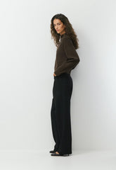 Village Mockneck - Wonder Yarn - CACAO NIB BROWN