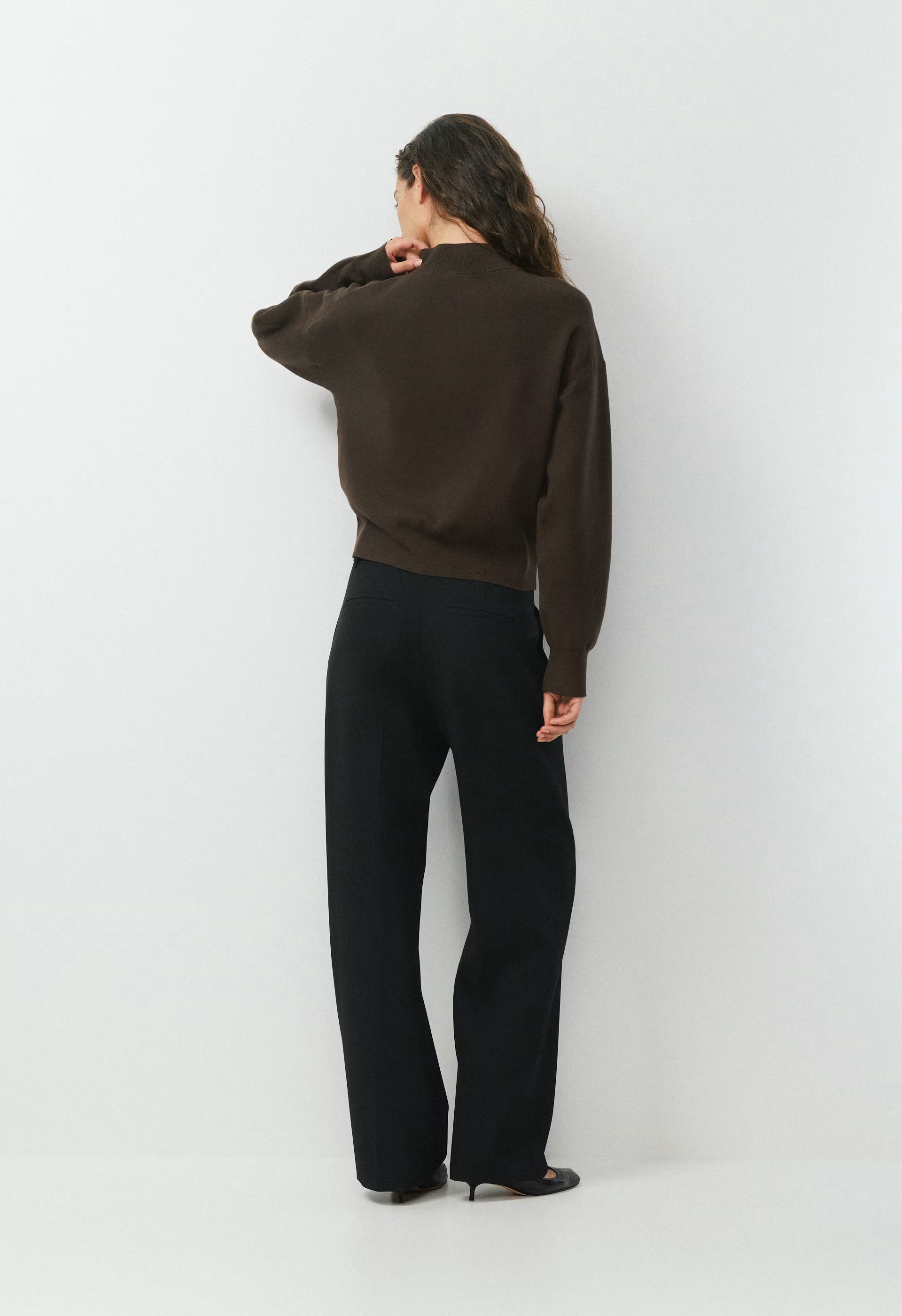 Village Mockneck - Wonder Yarn - CACAO NIB BROWN