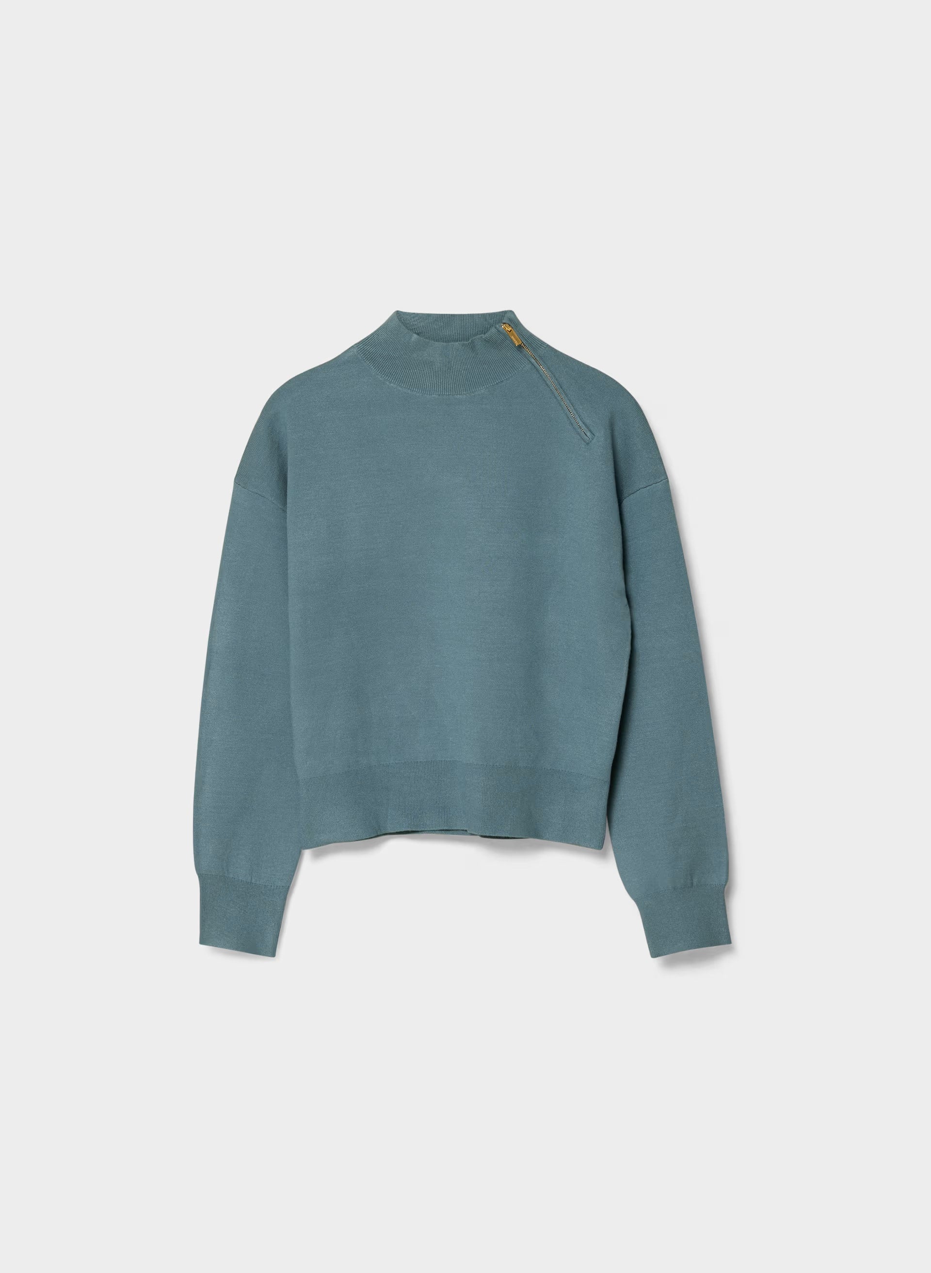 Village Mockneck - Wonder Yarn - BLUE MIRAGE