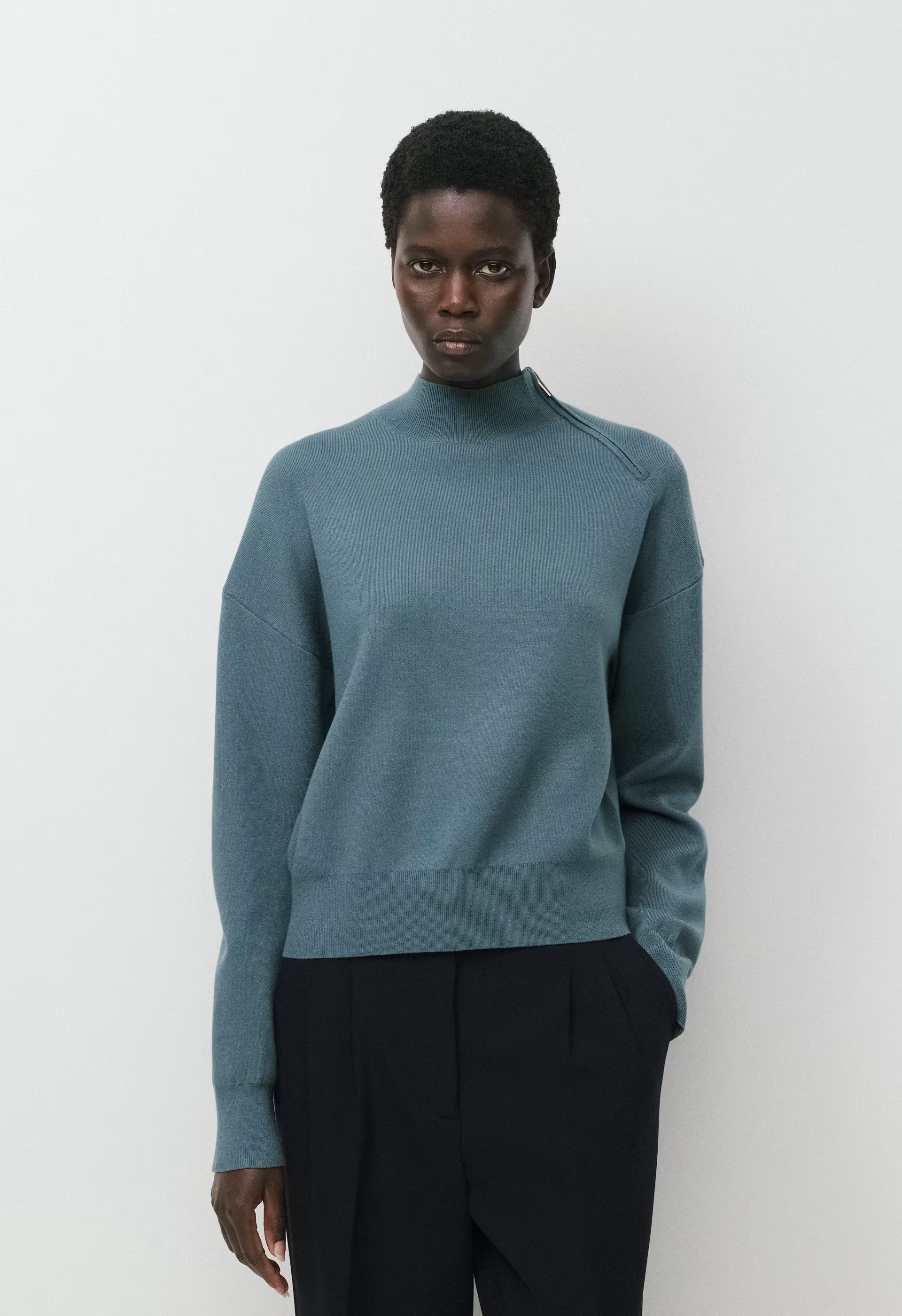 Village Mockneck - Wonder Yarn - BLUE MIRAGE