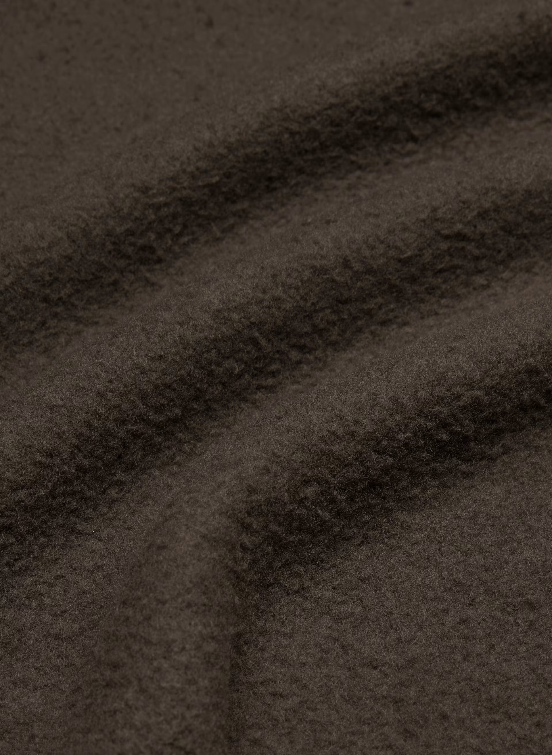 Cozy Sweatfleece Mega Funnel Neck - CACAO NIB BROWN