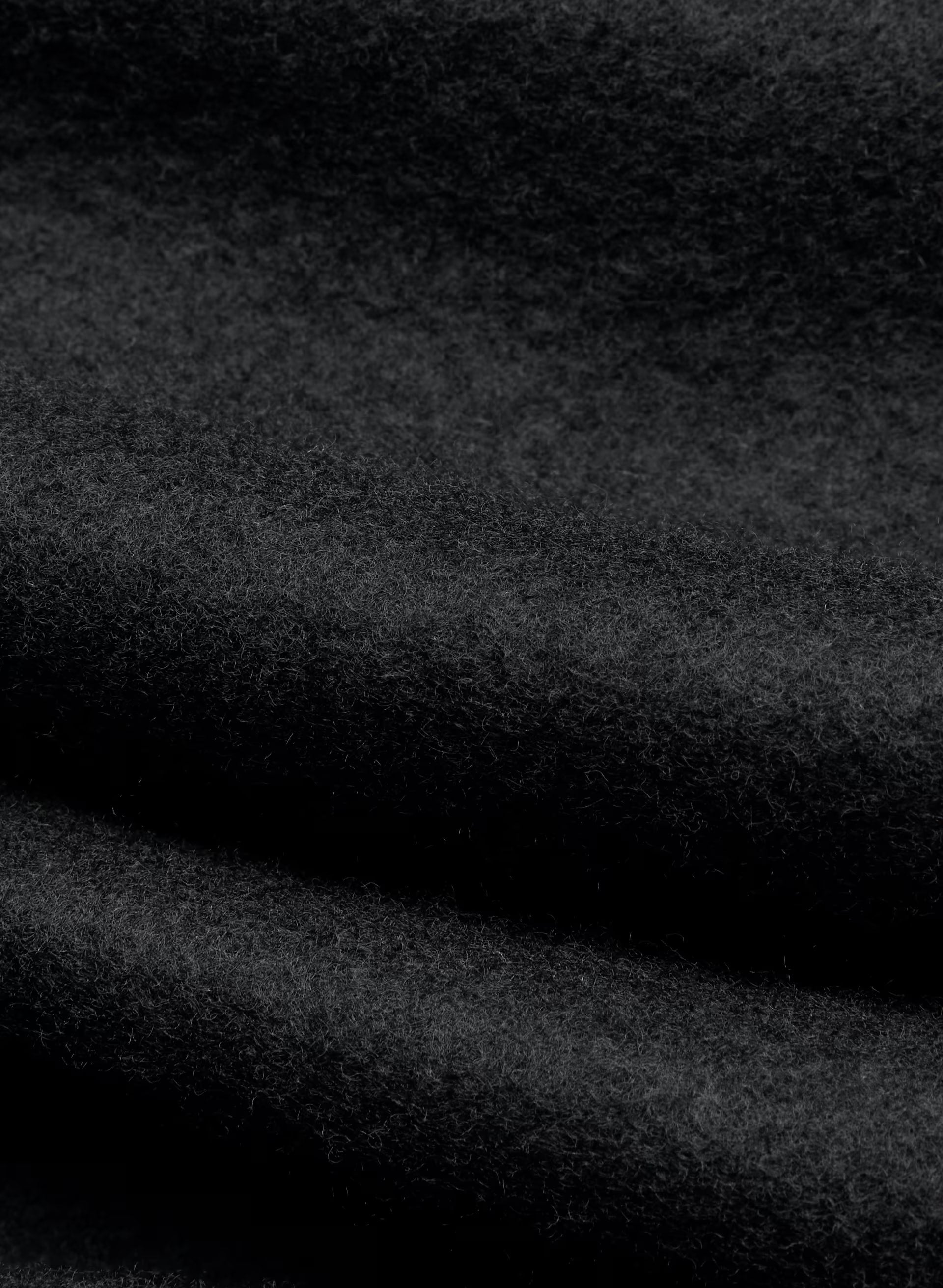Cozy Sweatfleece Mega Zip Hoodie - BLACK