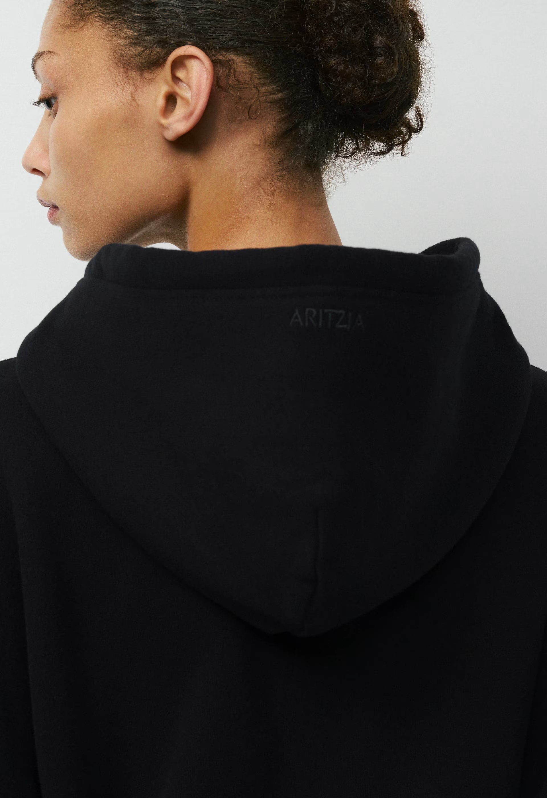 Cozy Sweatfleece Mega Zip Hoodie - BLACK