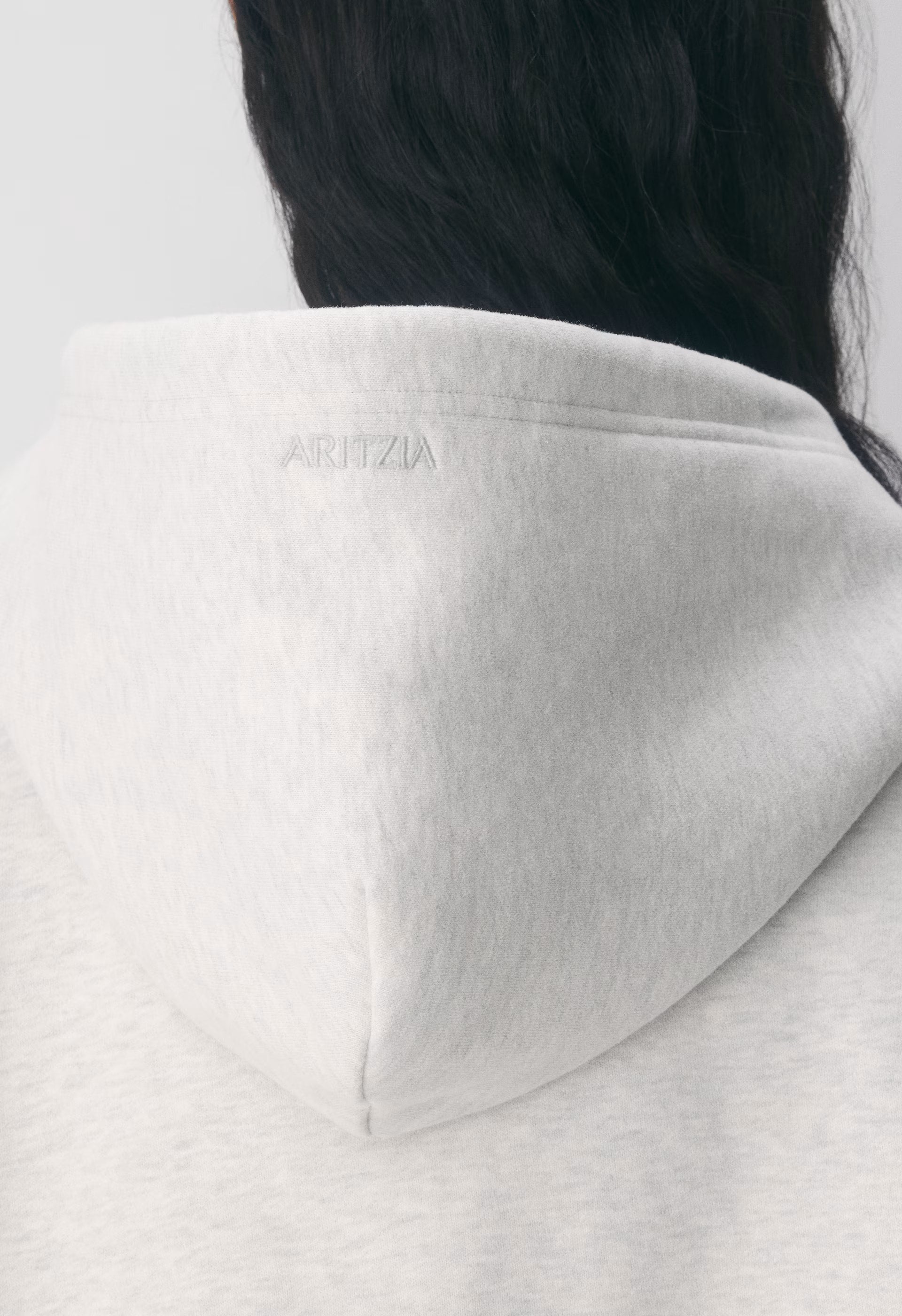 Cozy Sweatfleece Mega Zip Hoodie - HEATHER CLOUD WHITE