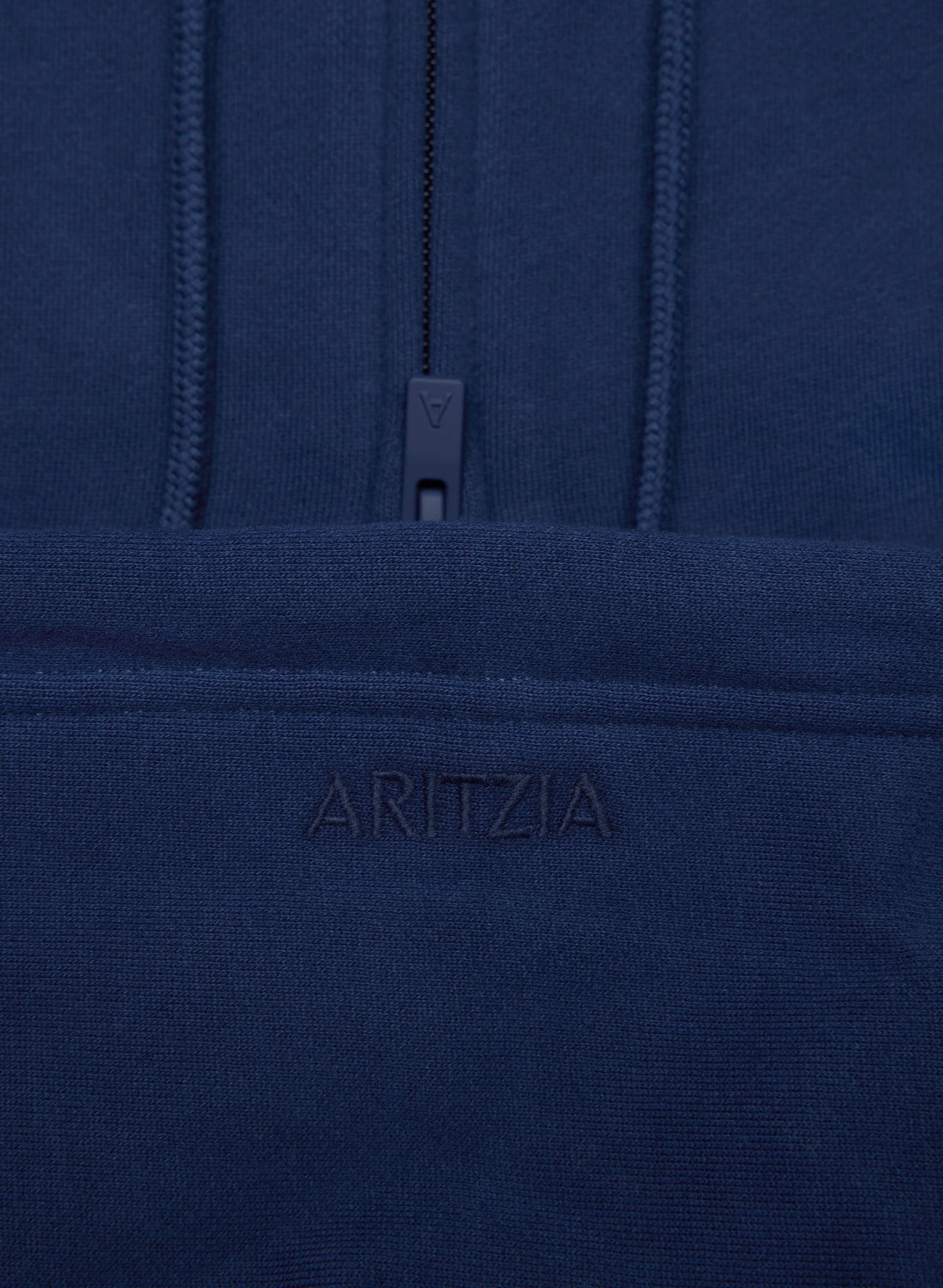 Cozy Sweatfleece Mega Zip Hoodie - BYRON BLUE
