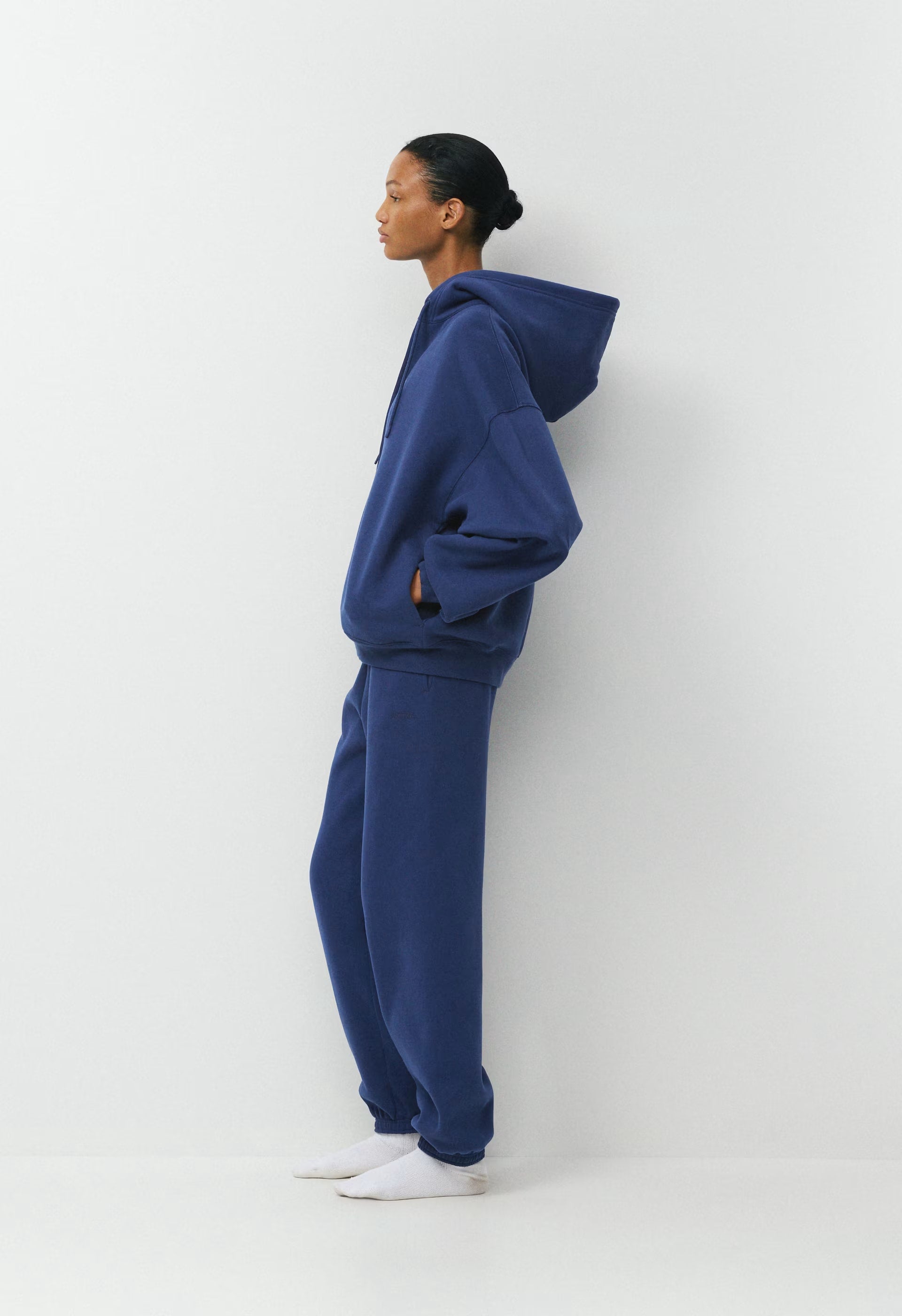 Cozy Sweatfleece Mega Zip Hoodie - BYRON BLUE