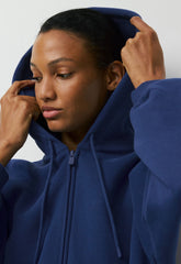 Cozy Sweatfleece Mega Zip Hoodie - BYRON BLUE