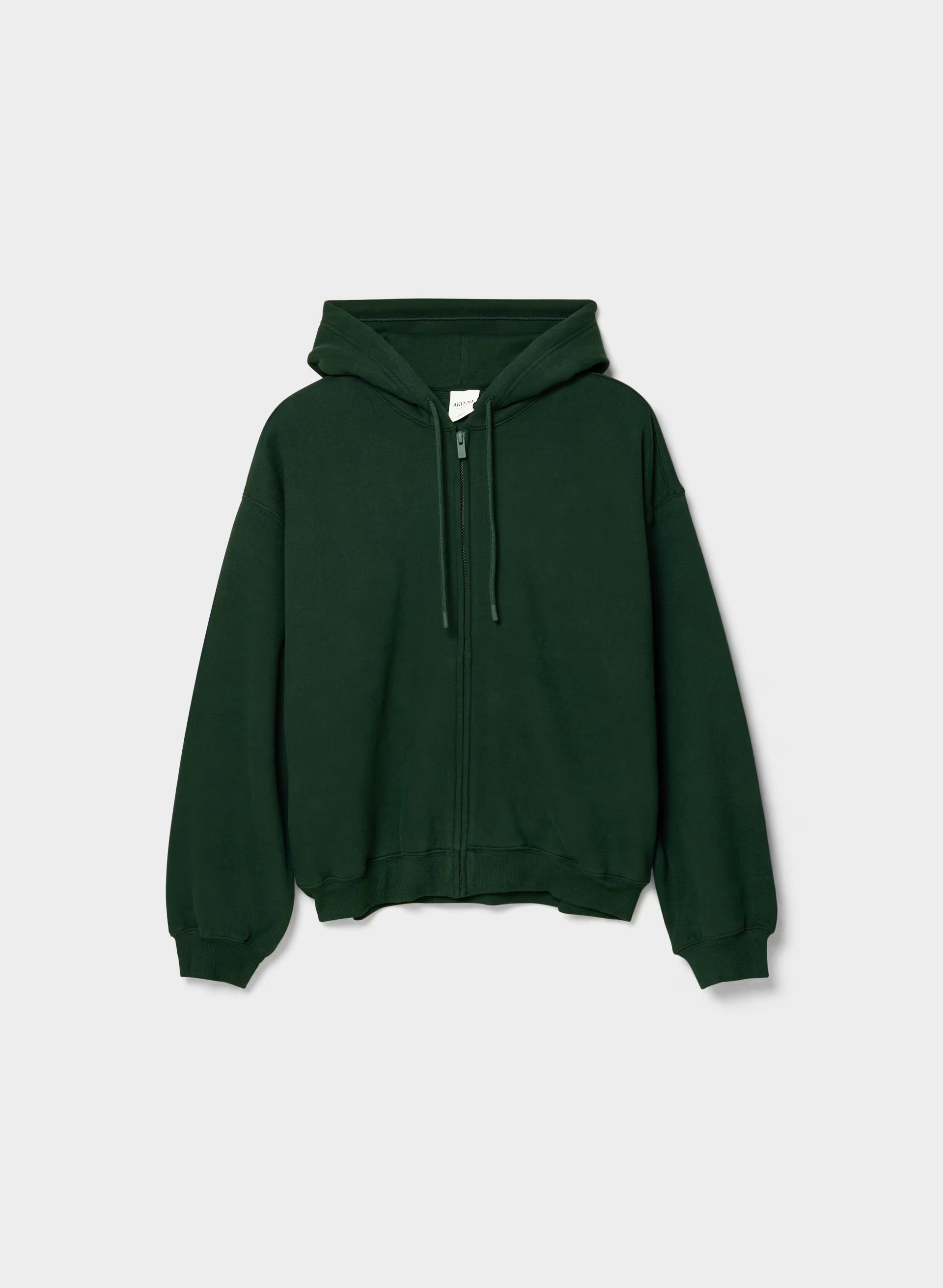 Cozy Sweatfleece Mega Zip Hoodie - FIGTREE GREEN