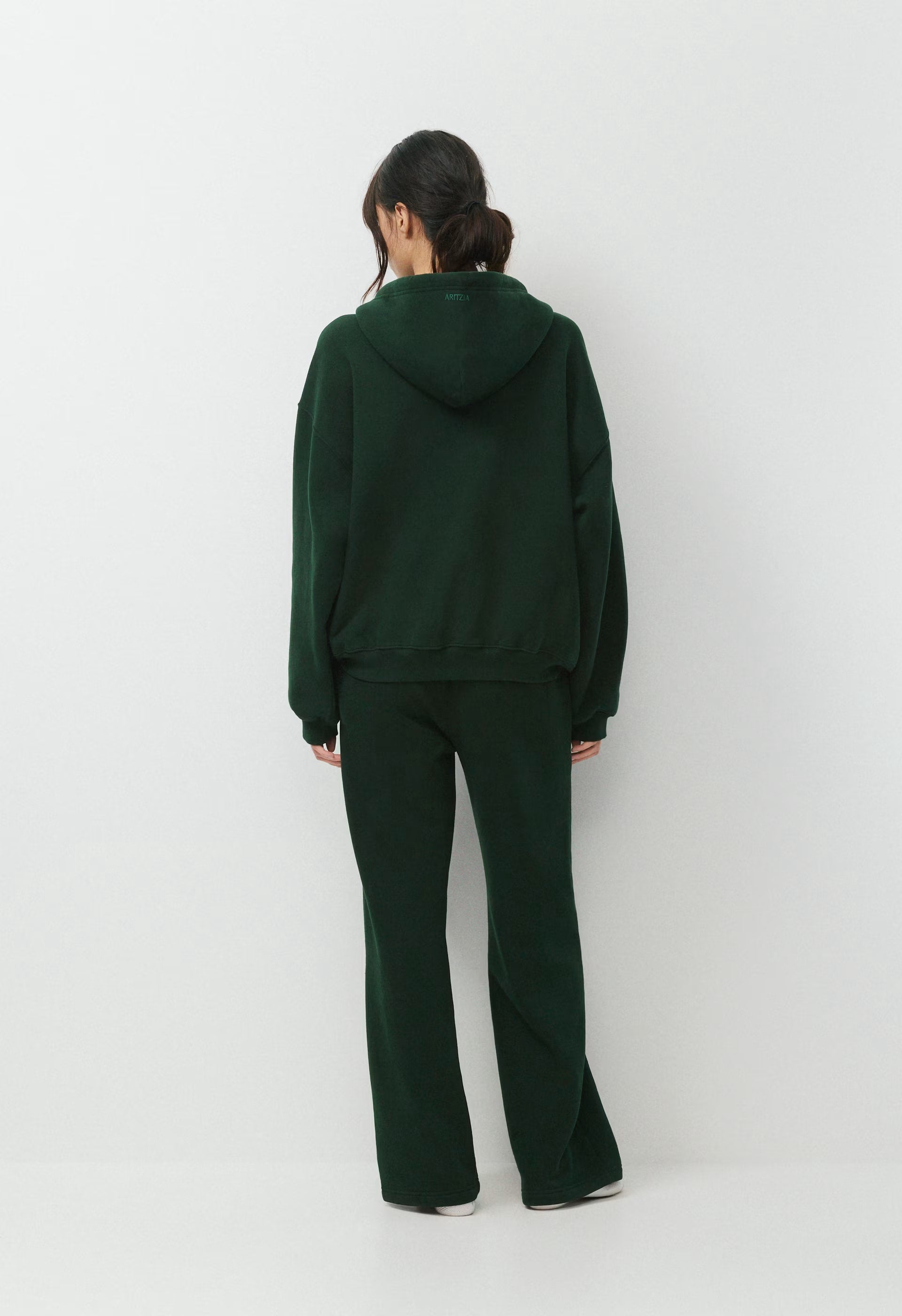 Cozy Sweatfleece Mega Zip Hoodie - FIGTREE GREEN