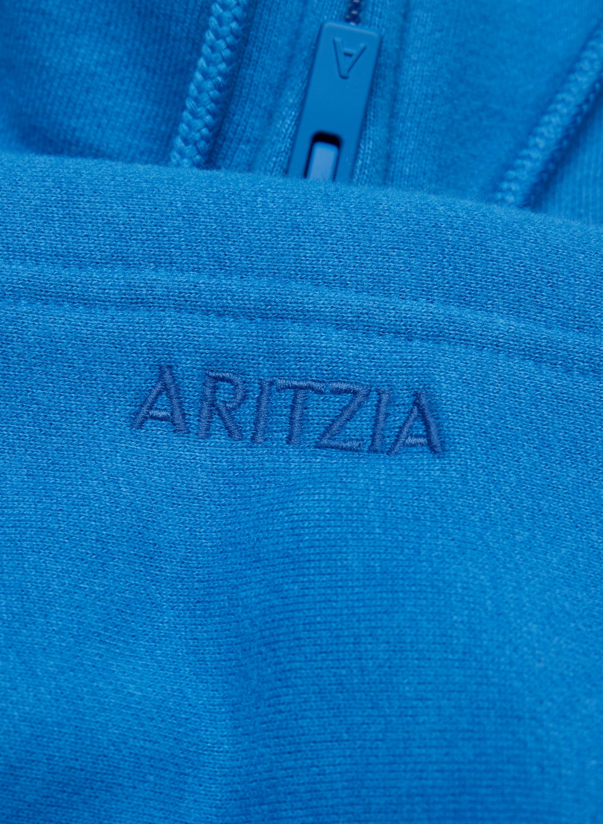 Cozy Sweatfleece Mega Zip Hoodie - LAZULI BLUE