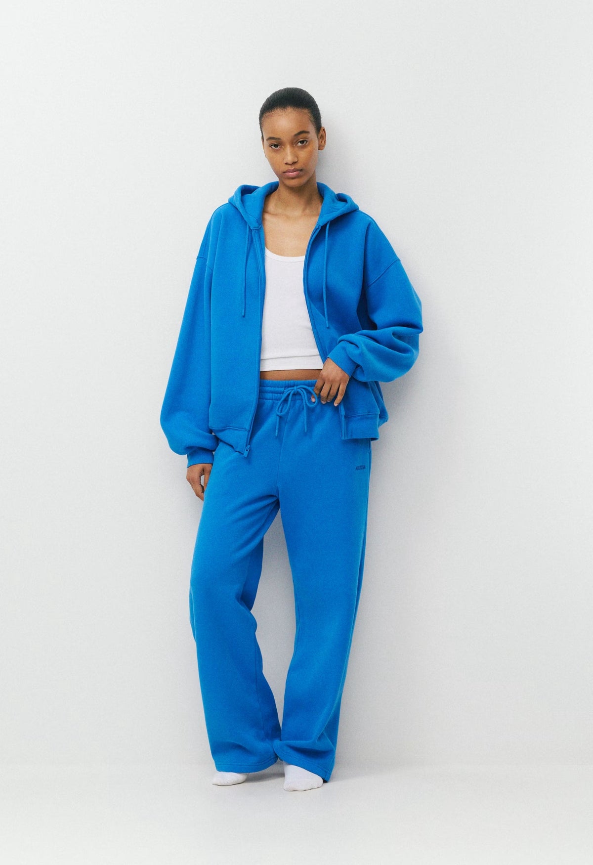 Cozy Sweatfleece Mega Zip Hoodie - LAZULI BLUE