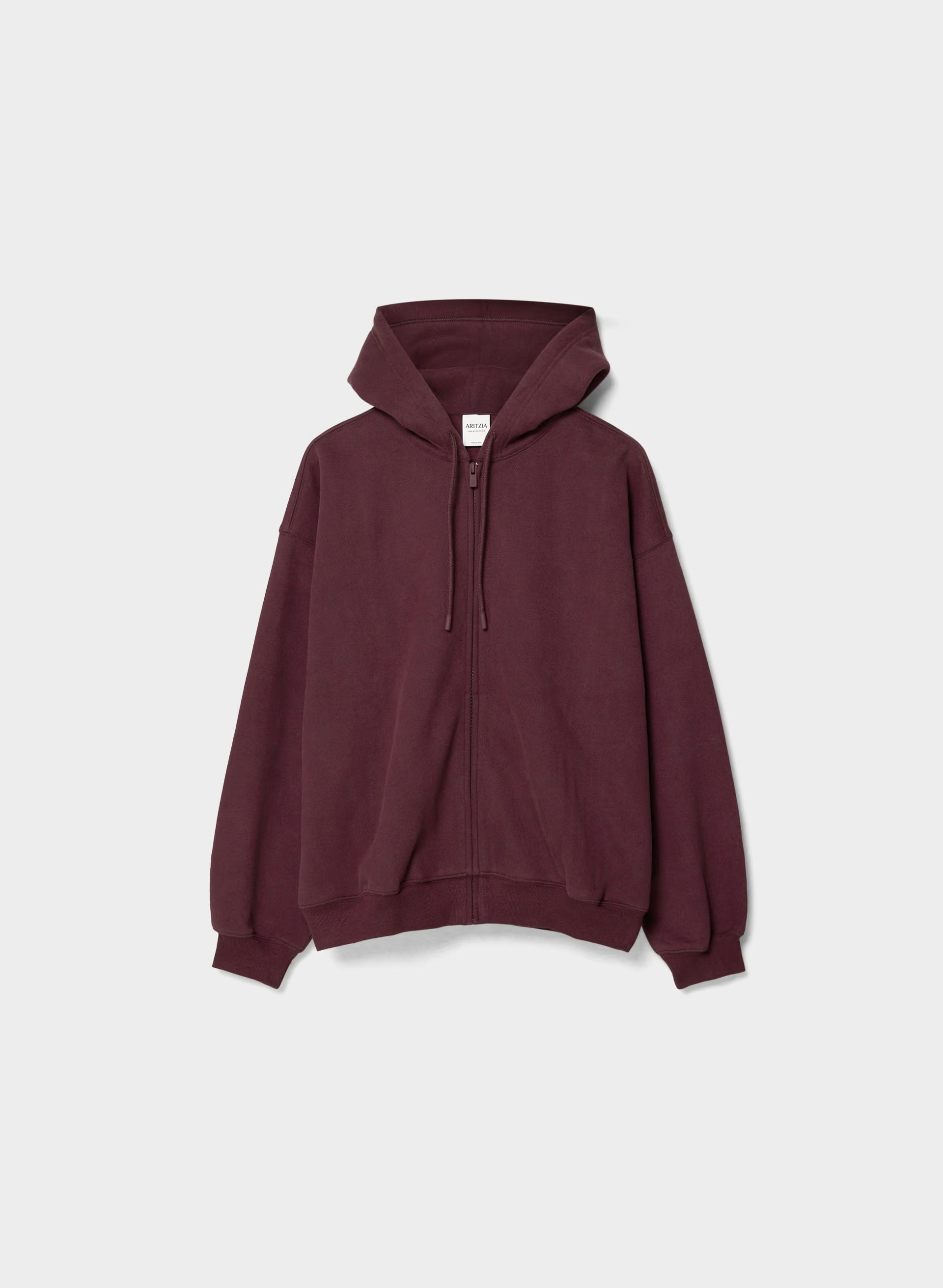 Cozy Sweatfleece Mega Zip Hoodie - GALA PLUM