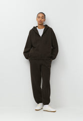 Cozy Sweatfleece Mega Zip Hoodie - CACAO NIB BROWN
