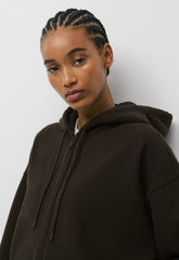 Cozy Sweatfleece Mega Zip Hoodie - CACAO NIB BROWN