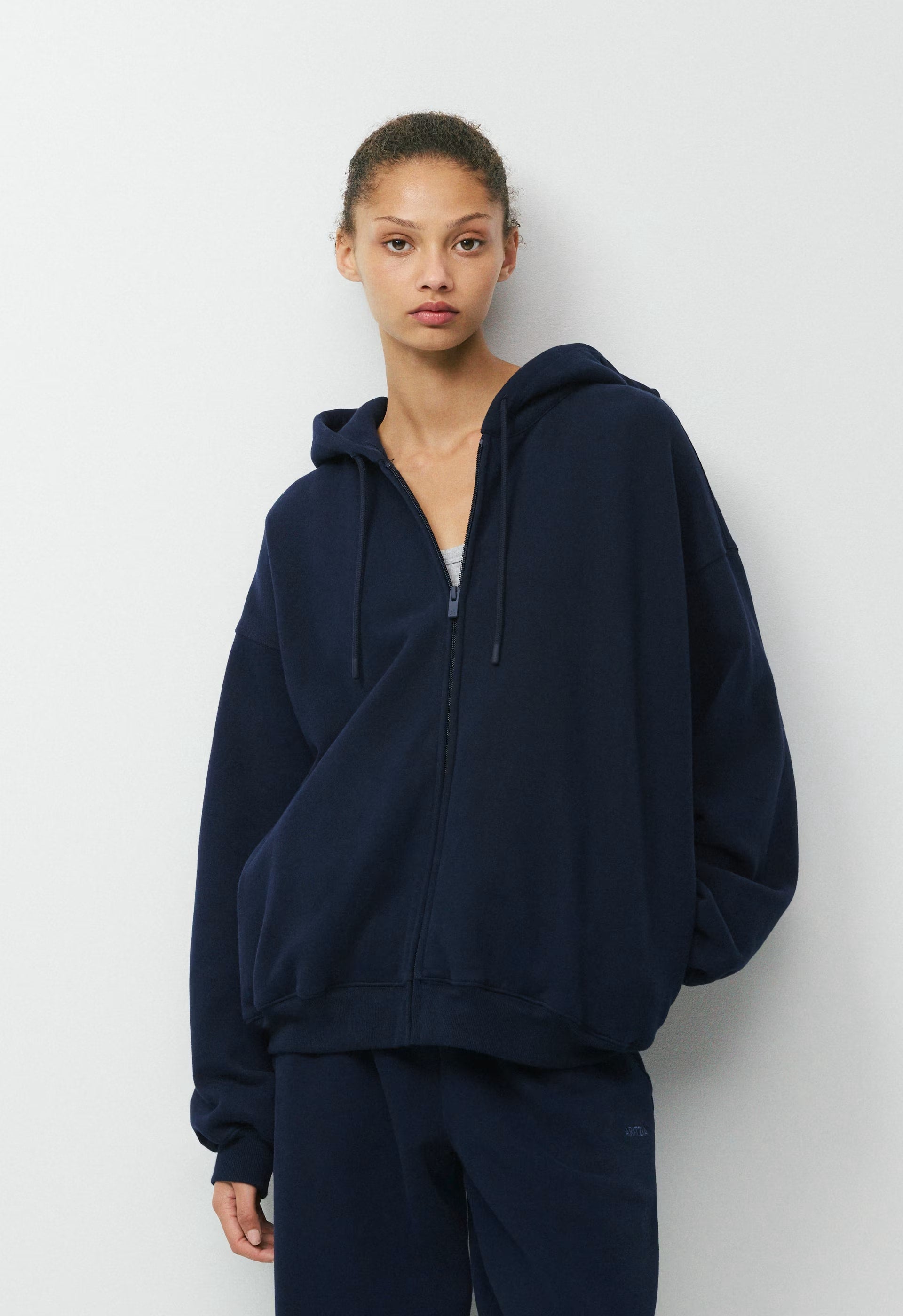 Cozy Sweatfleece Mega Zip Hoodie - ADMIRAL NAVY