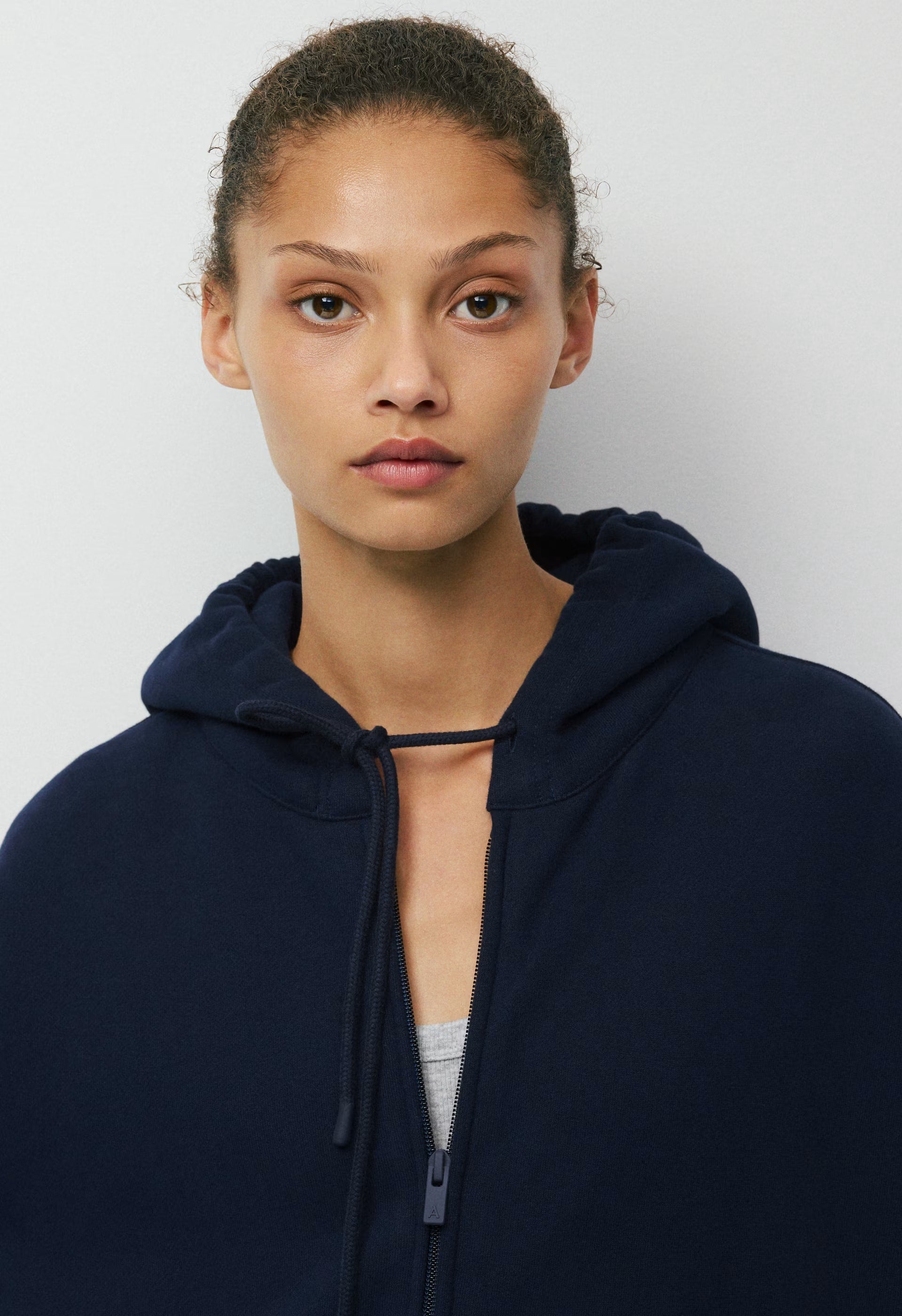 Cozy Sweatfleece Mega Zip Hoodie - ADMIRAL NAVY