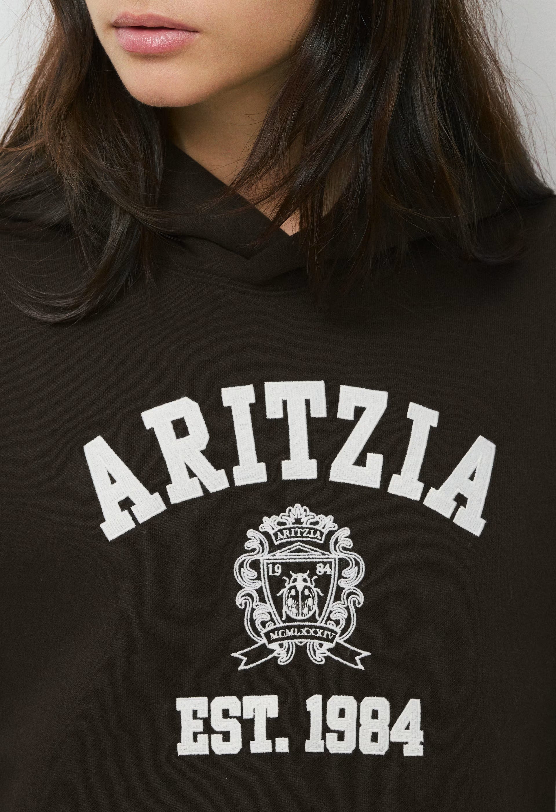 Cozy Sweatfleece Perfect Hoodie - CACAO NIB BRN/LT BIRCH