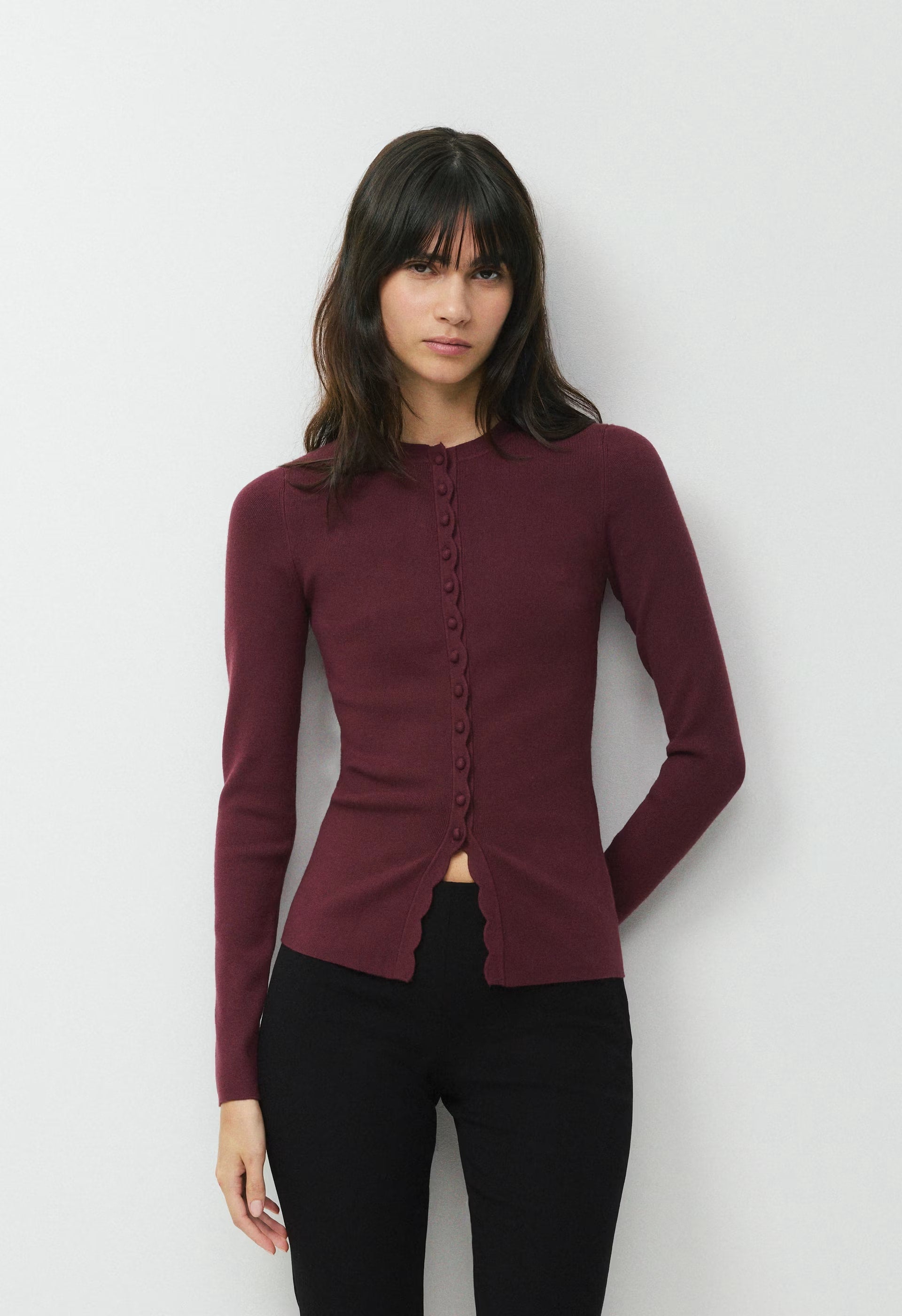 Shelly Cardigan - Wonder Yarn - MATTE PEARL