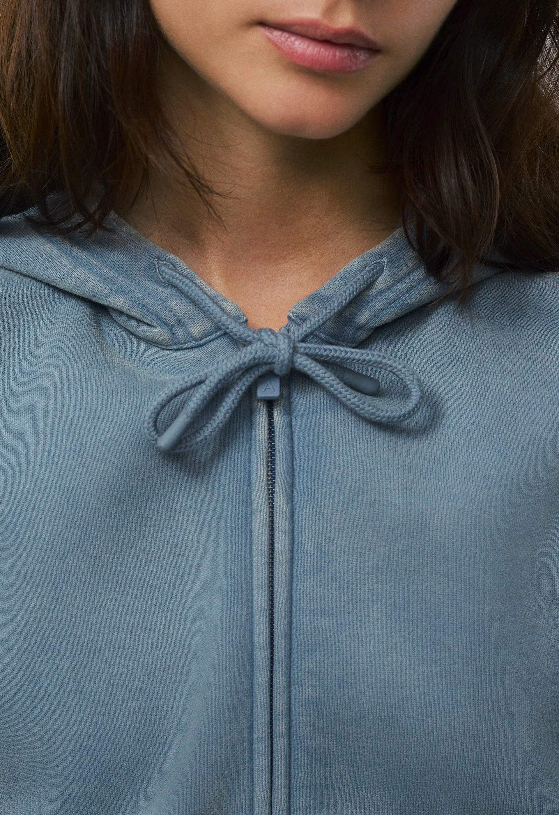 Cozy Sweatfleece Mega Zip Hoodie - LIVED-IN BLUE MIRAGE