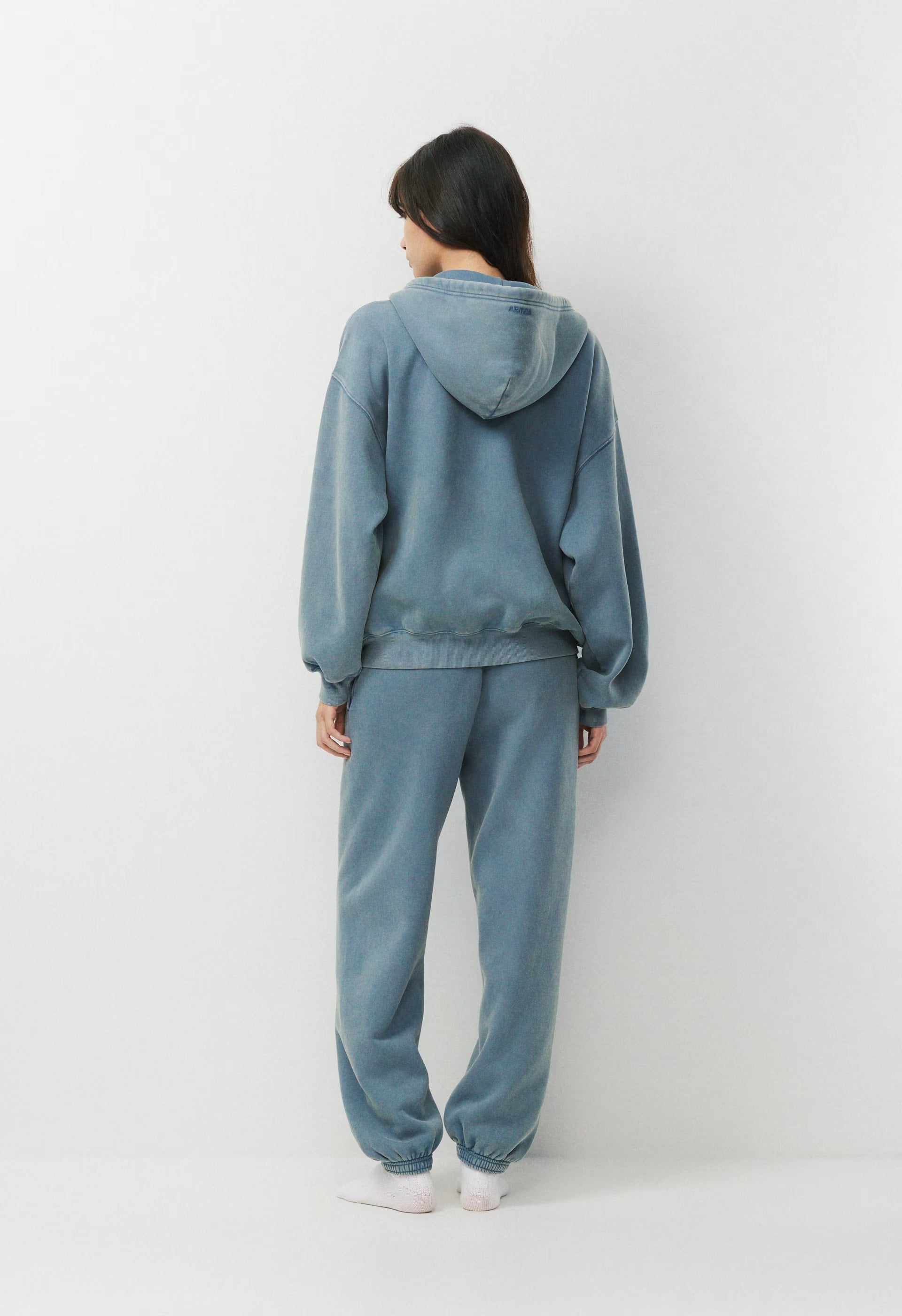 Cozy Sweatfleece Mega Zip Hoodie - LIVED-IN BLUE MIRAGE