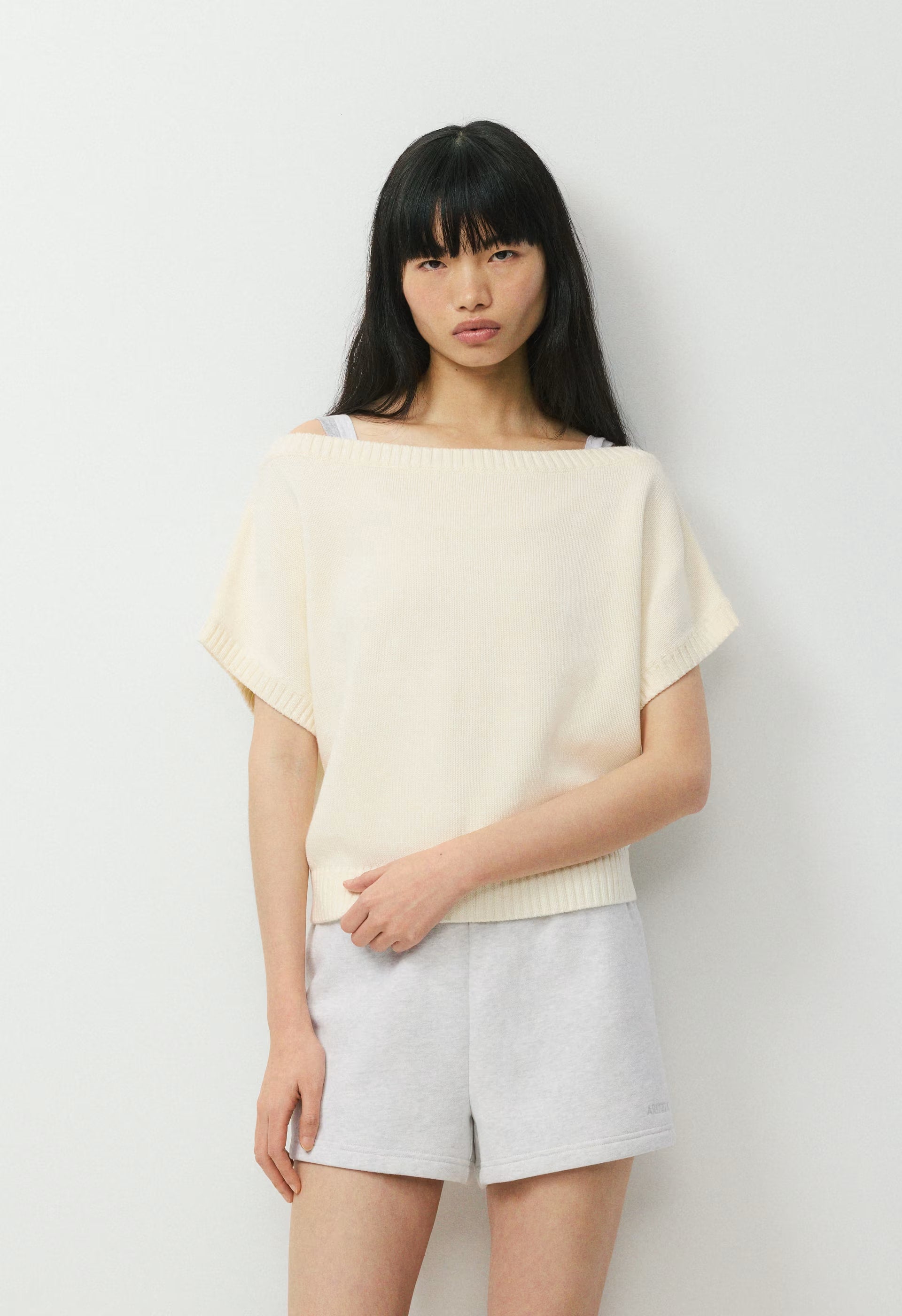 Essential Sky Cotton™ Hermosa Top - LIGHT BIRCH