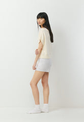 Essential Sky Cotton™ Hermosa Top - LIGHT BIRCH