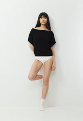 Essential Sky Cotton™ Hermosa Top - BLACK