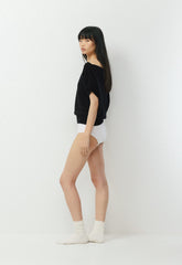 Essential Sky Cotton™ Hermosa Top - BLACK
