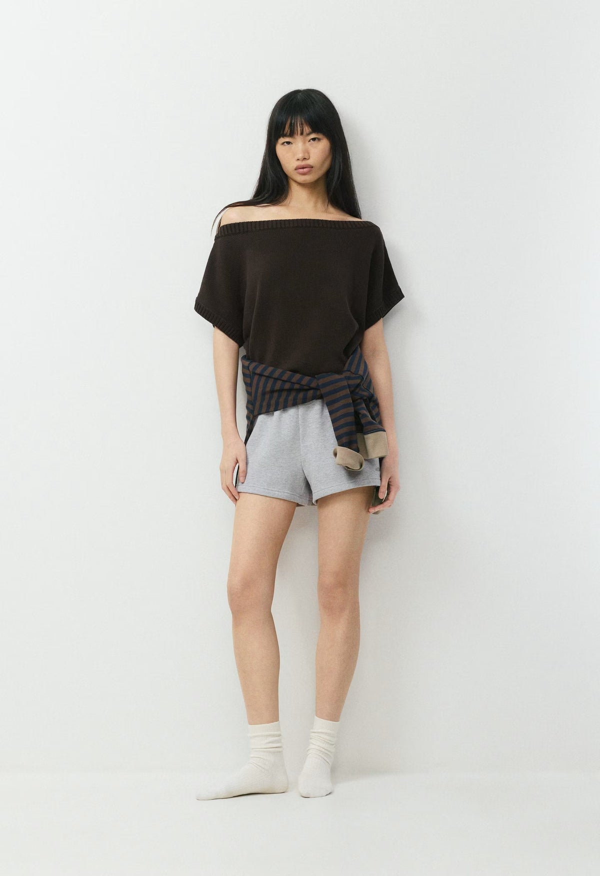 Essential Sky Cotton™ Hermosa Top - CACAO NIB BROWN