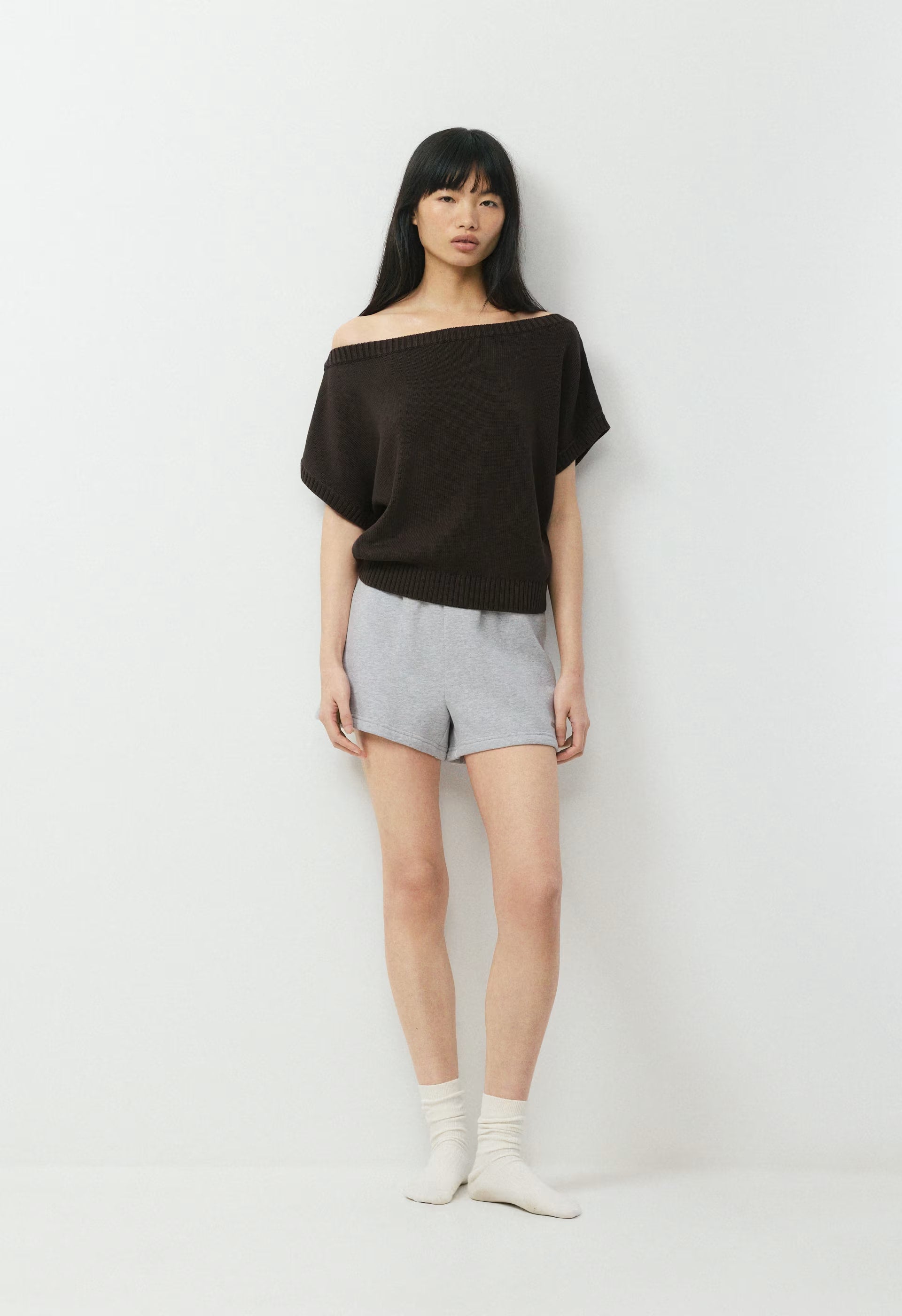 Essential Sky Cotton™ Hermosa Top - CACAO NIB BROWN