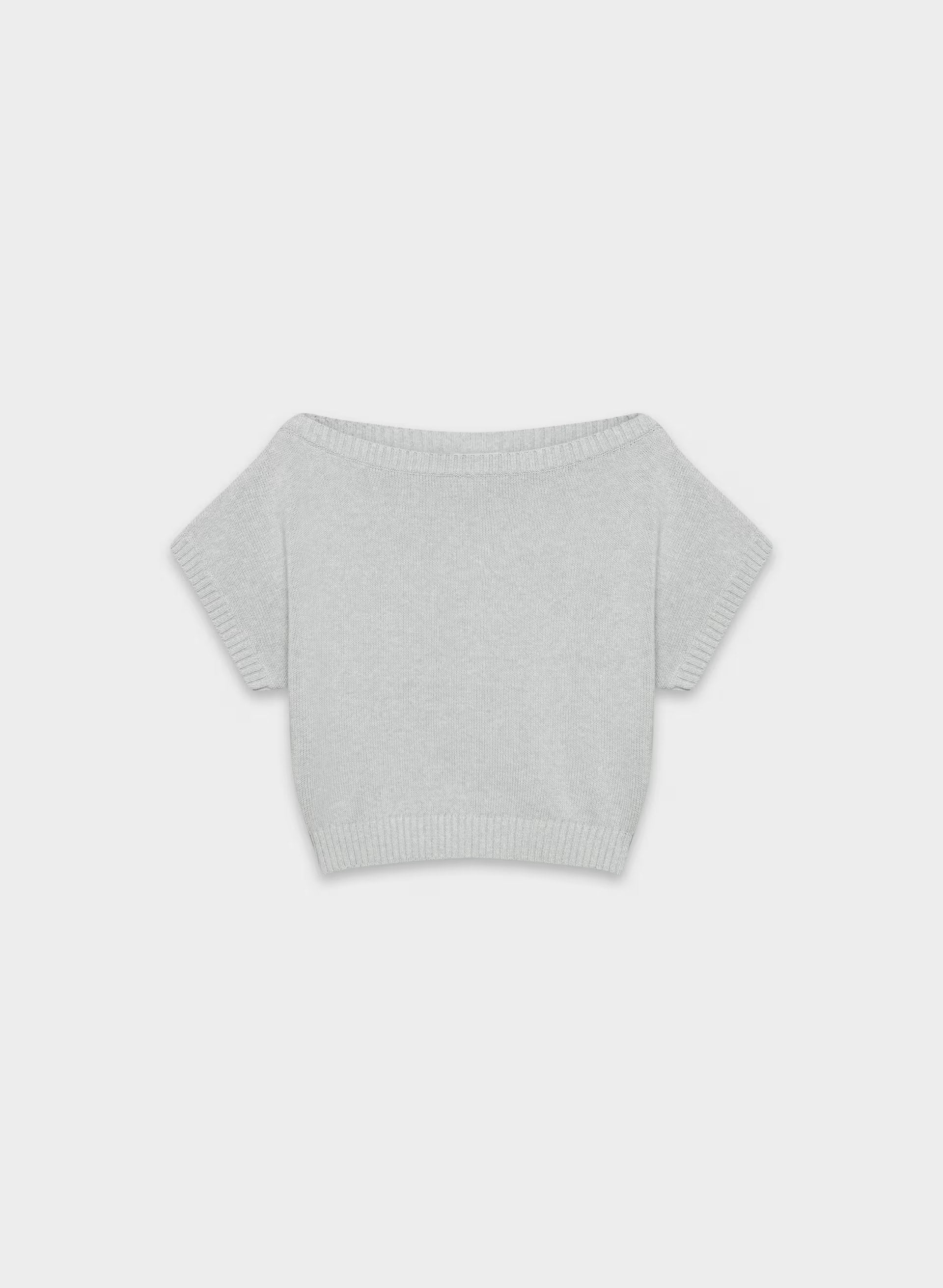 Essential Sky Cotton™ Hermosa Top - HEATHER CHROME