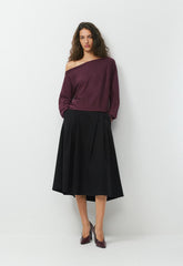 Inspiration Sweater - Wonder Yarn - GALA PLUM