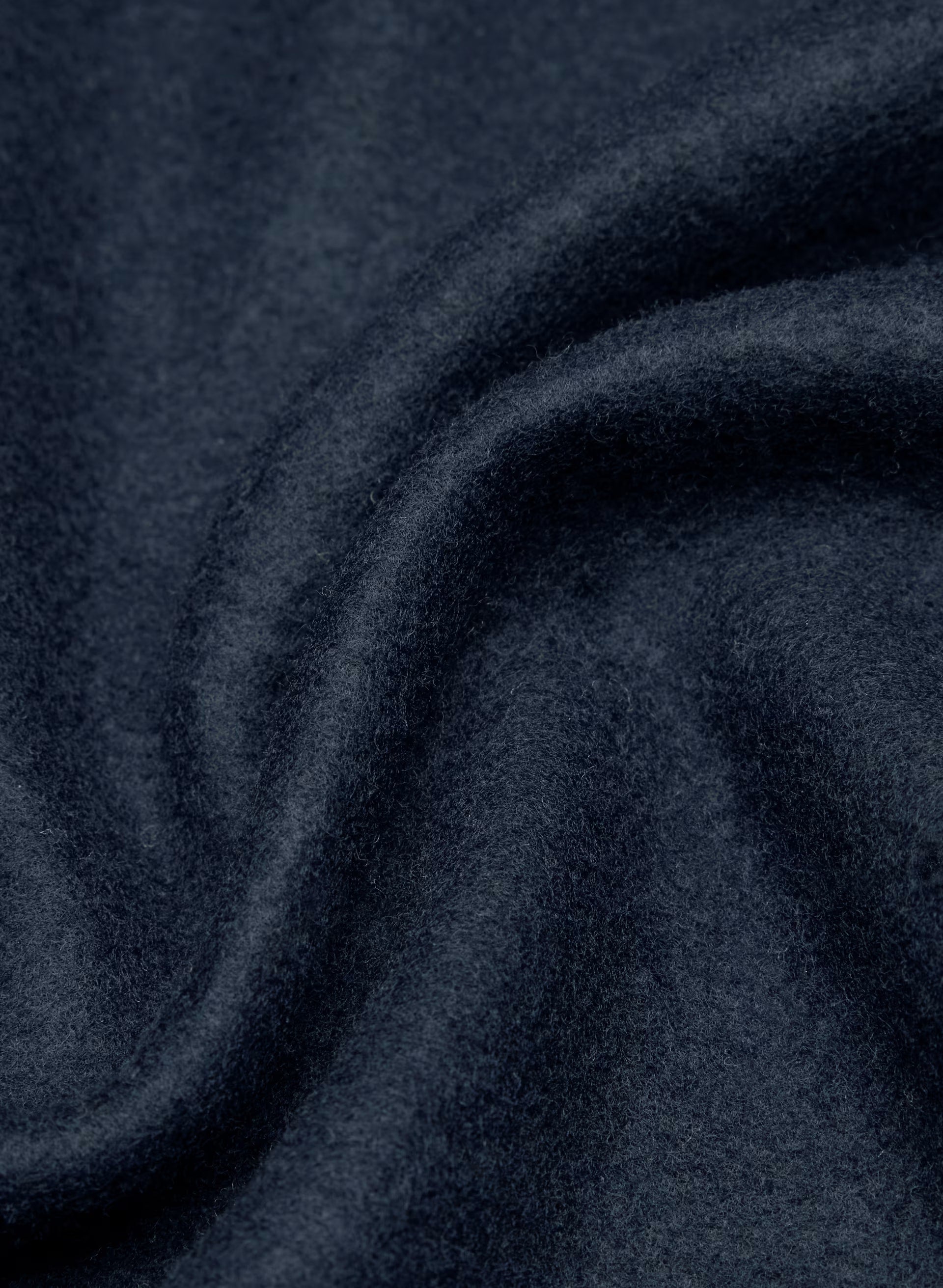 Cozy Sweatfleece Mega Funnel Neck - ADMIRAL NAVY/ WHITE