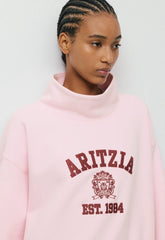 Cozy Sweatfleece Mega Funnel Neck - MAGNOLIA/OPERA ROSE