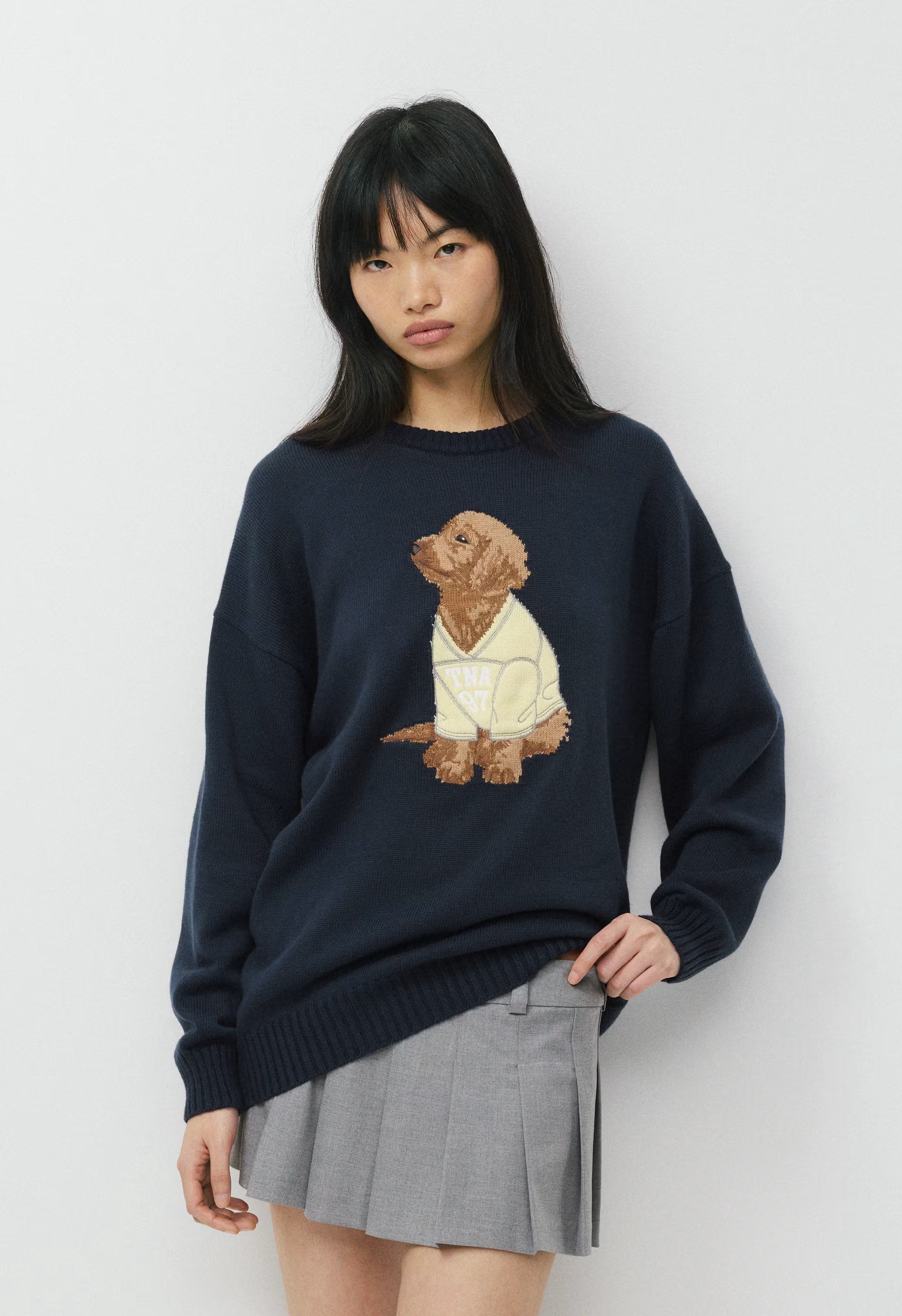 Cotton Charm™ Peggy Icon Sweater - ADMIRAL/HARLEY