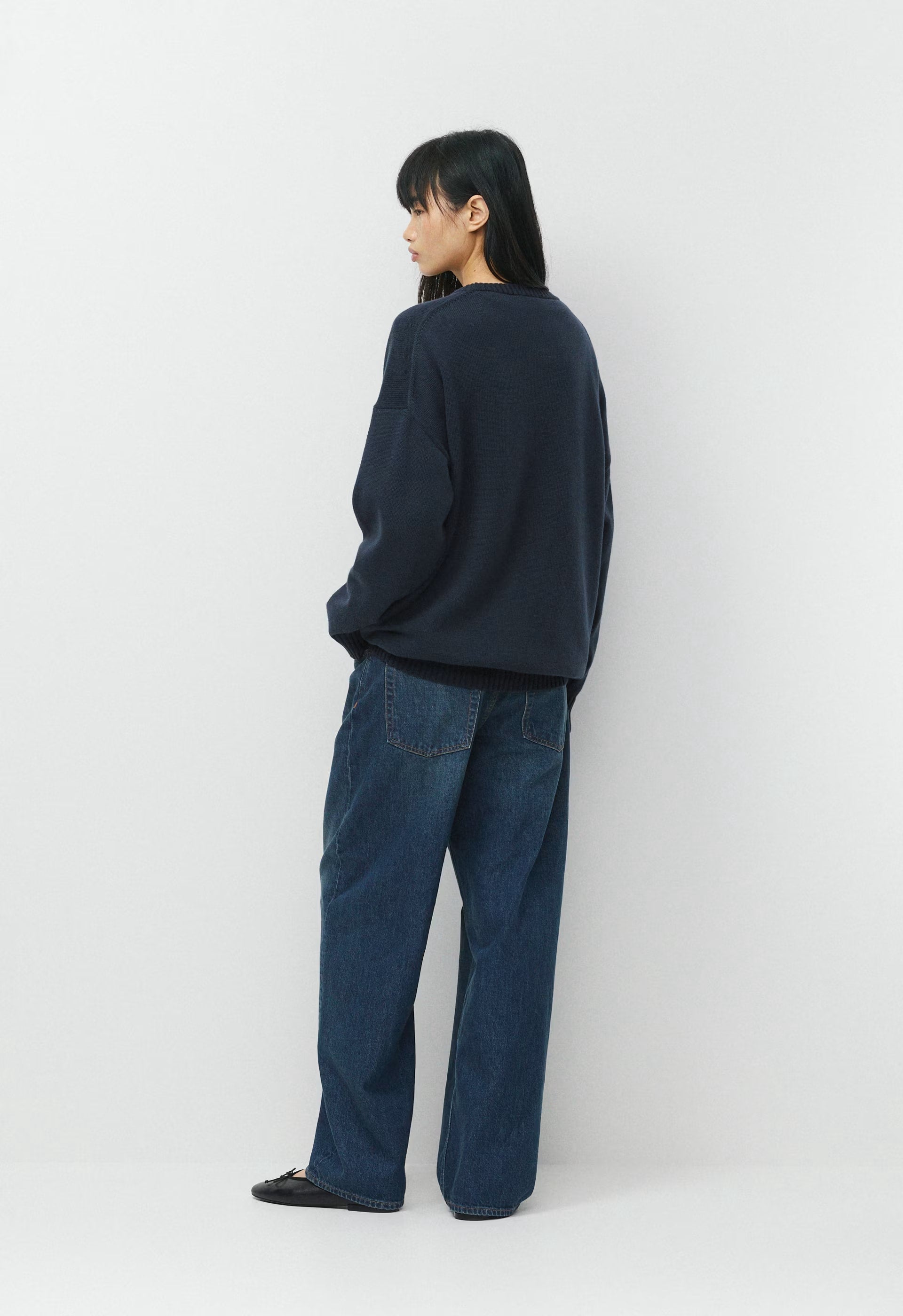 Cotton Charm™ Peggy Icon Sweater - ADMIRAL/BEANIE