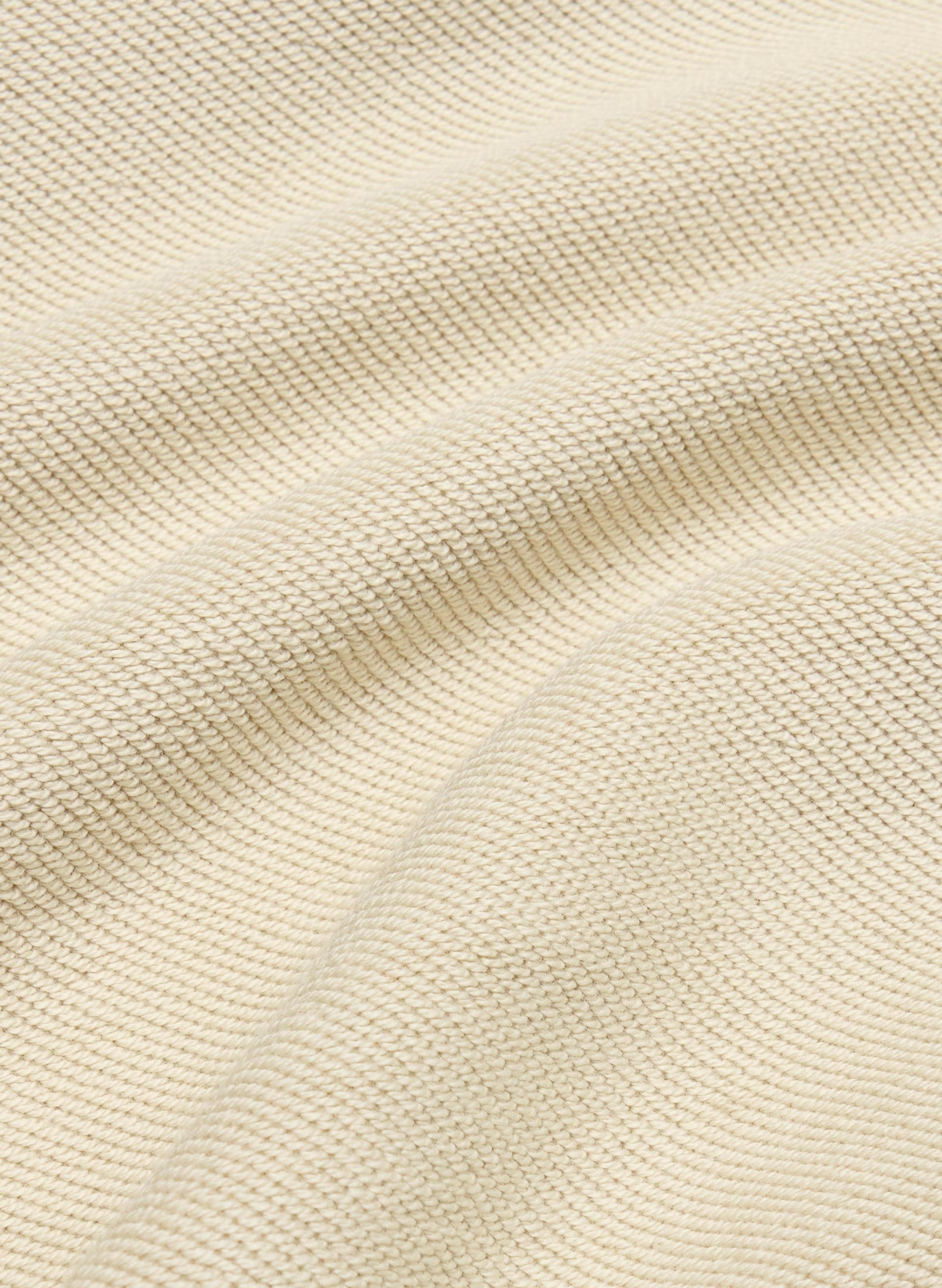Terry Sweatfleece Mega Polo Sweatshirt - MULLEIN